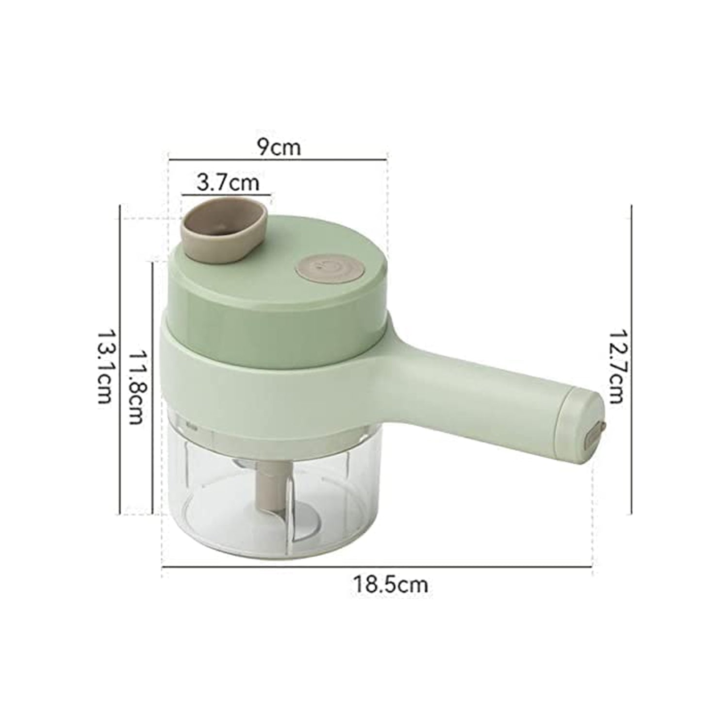 4 in 1 Electric Handheld Cooking Hammer Vegetable Cutter Set Electric Food Chopper Multifunction Vegetable Fruit Slicer thumbnail 8