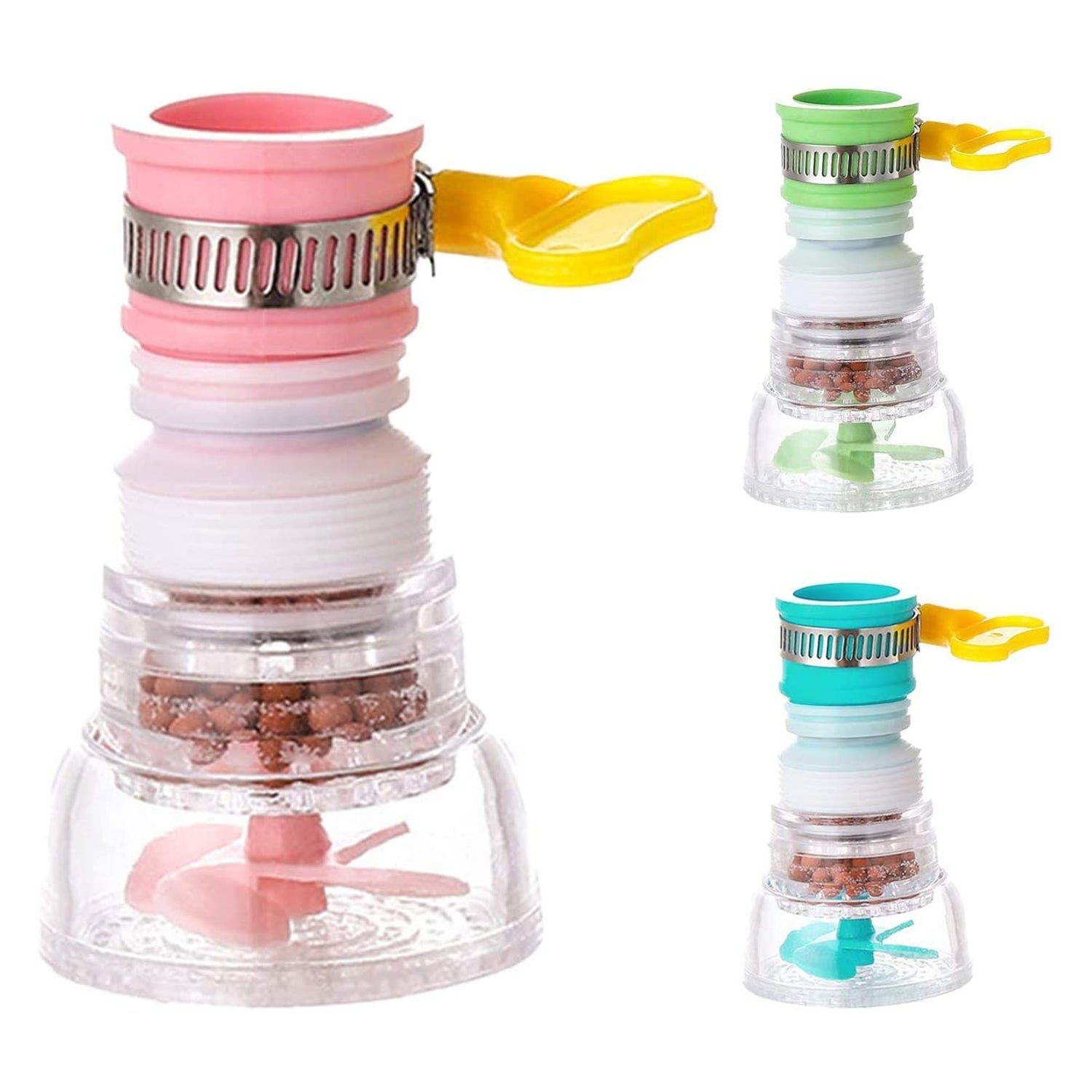 360 Degree Water Saving Faucet Expandable Water Valve Splash Regulator thumbnail 5