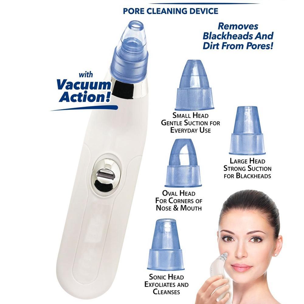 4 In 1 Blackhead Whitehead Extractor Remover Device Acne Pimple Pore Cleaner (Vacuum Suction Tool) thumbnail 6