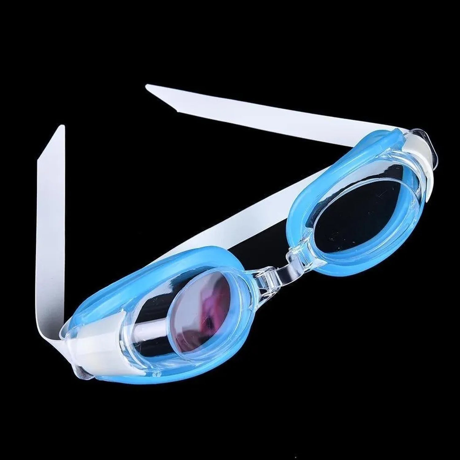 Anti-Fog Waterproof Adjustable Swimming Goggles thumbnail 4