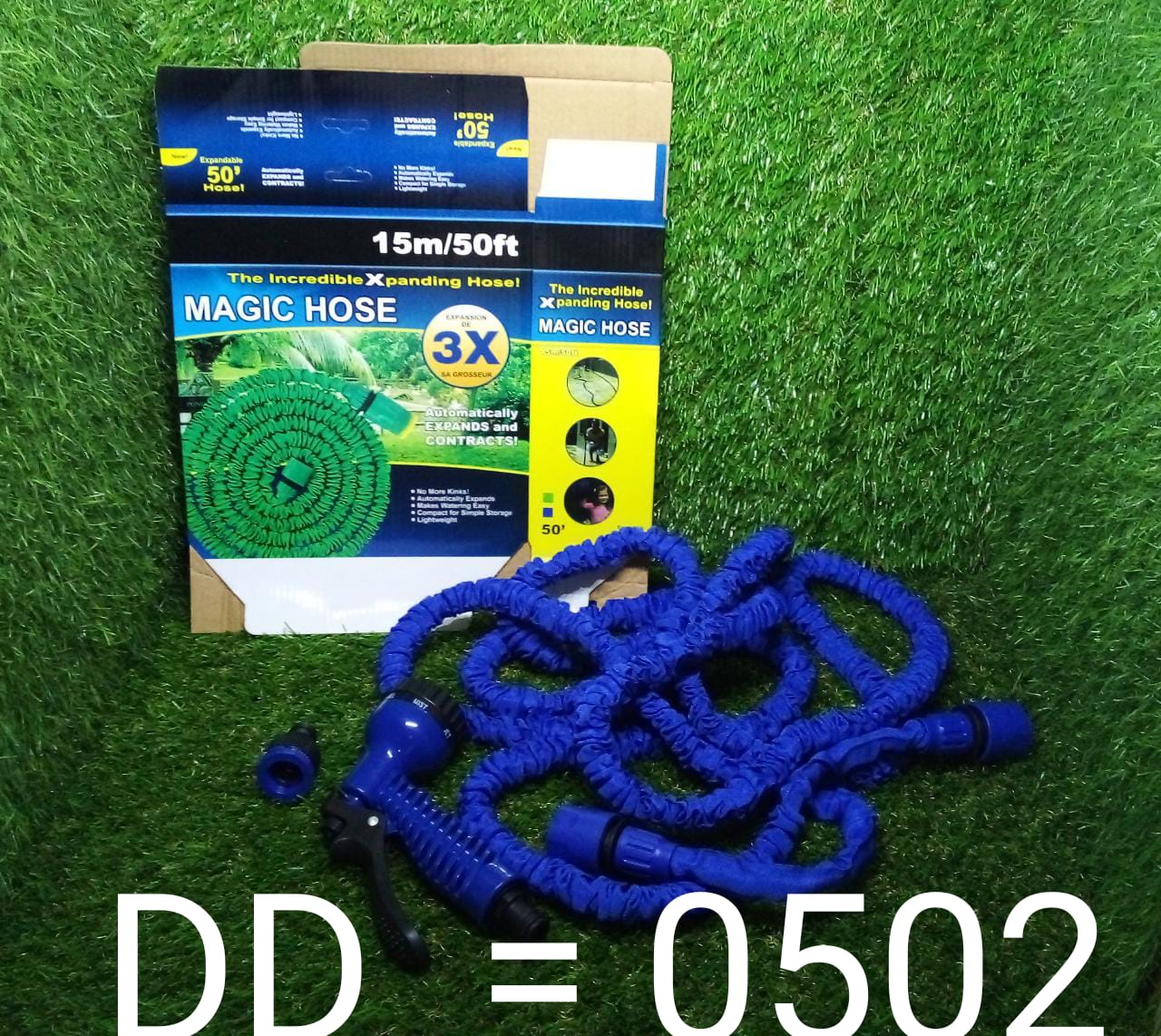 50 Ft Expandable Hose Pipe Nozzle For Garden Wash Car Bike With Spray Gun thumbnail 7
