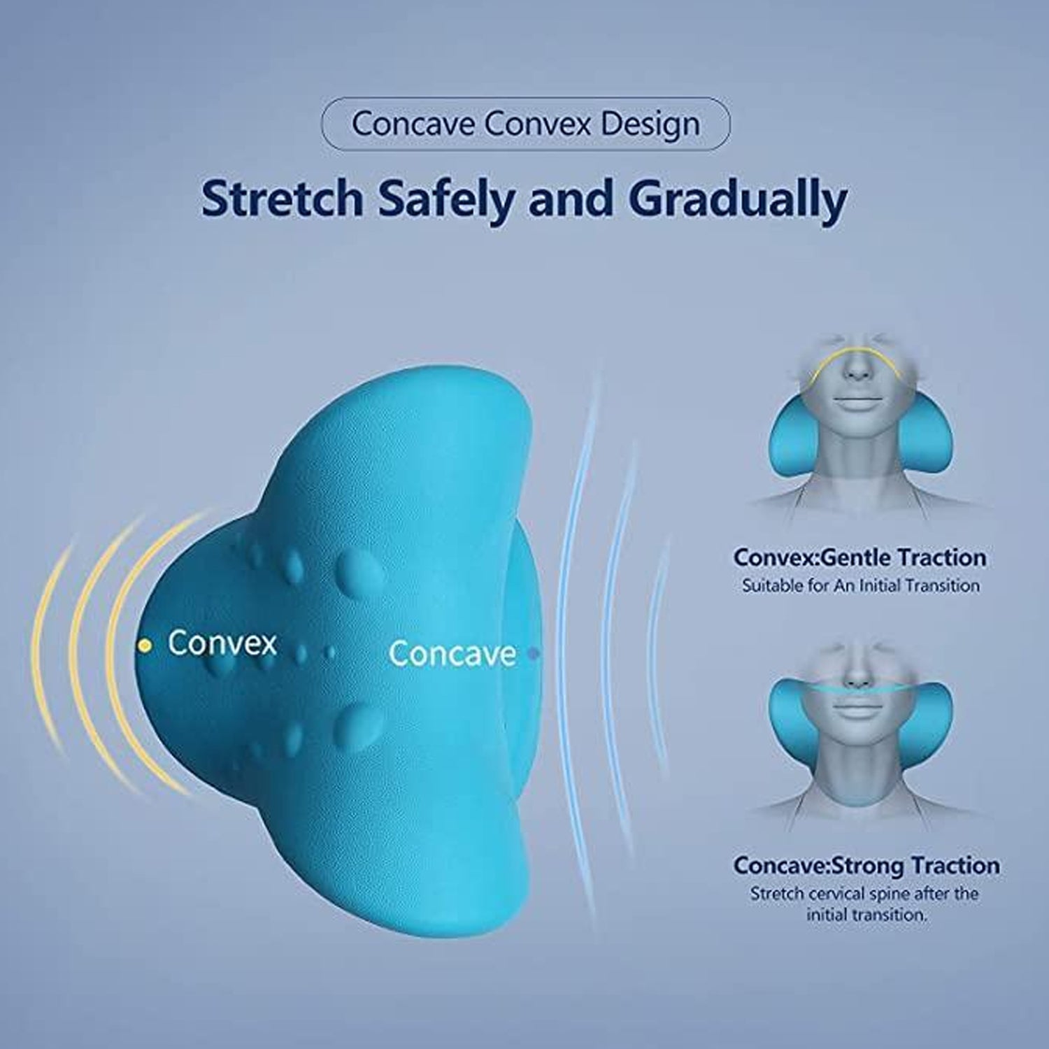 Neck Relaxer Cervical Pillow Ã¢â‚¬â€œ Neck & Shoulder Pain Relief, Acupressure Massage, Medical Grade, Orthopaedic Recommended thumbnail 6