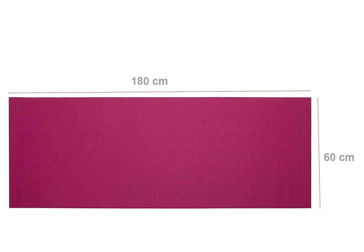 Yoga Mat Eco-Friendly For Fitness Exercise Workout Gym with Non-Slip (180x60xcm) Color may very thumbnail 5