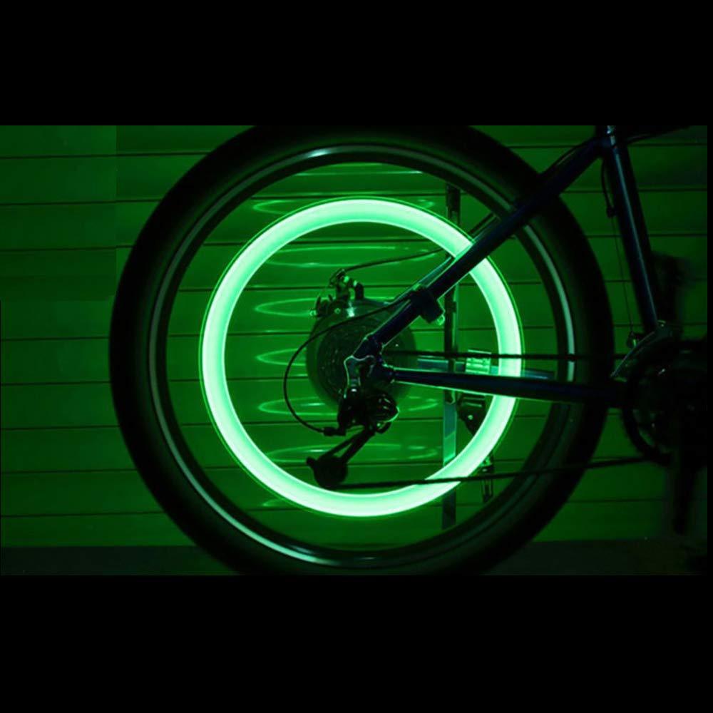 LED Flash Light lamp tyre Wheel Valve Sealing caps (2 Pc / Mix Color) thumbnail 4