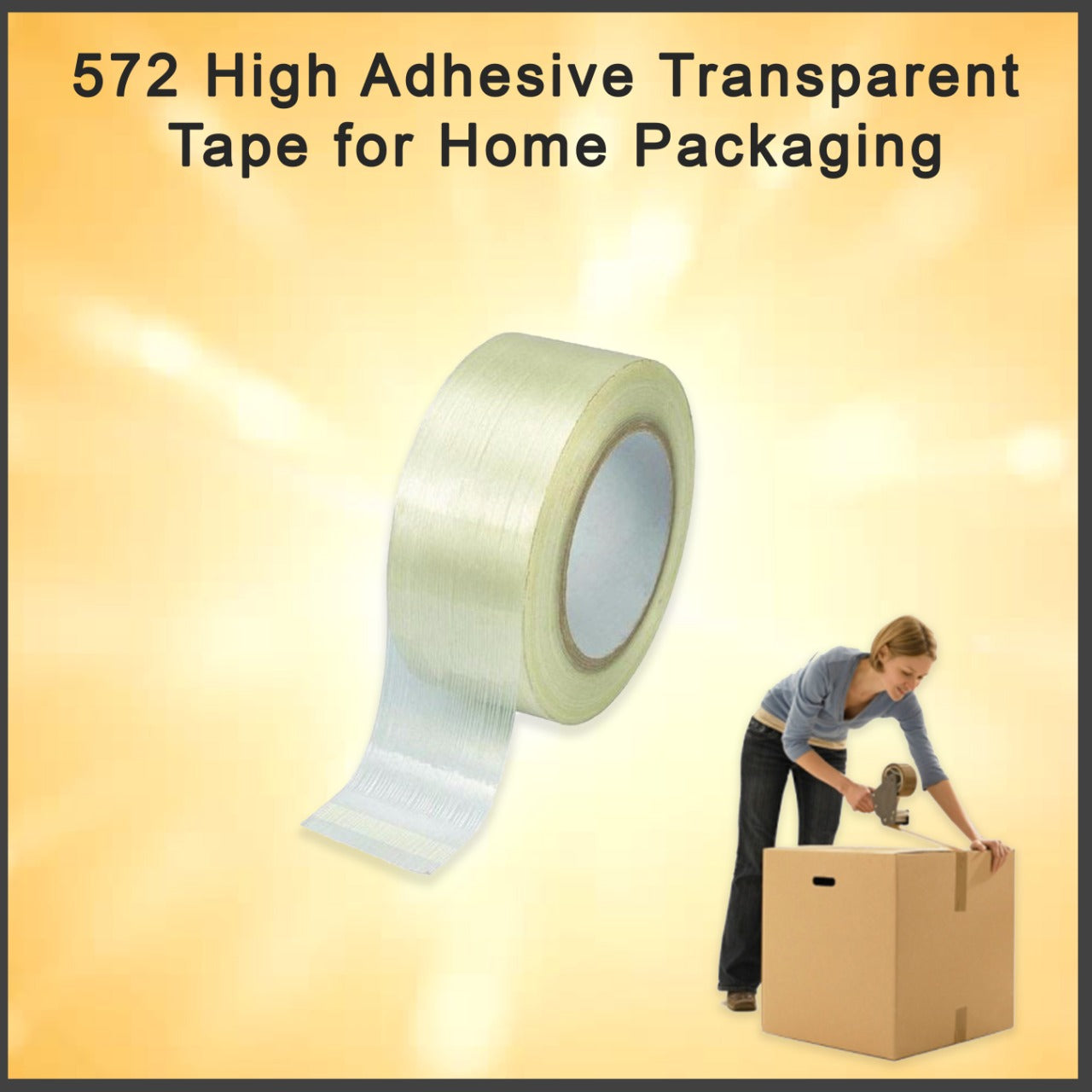 High Adhesive Transparent Cello Tape for Packaging thumbnail 5