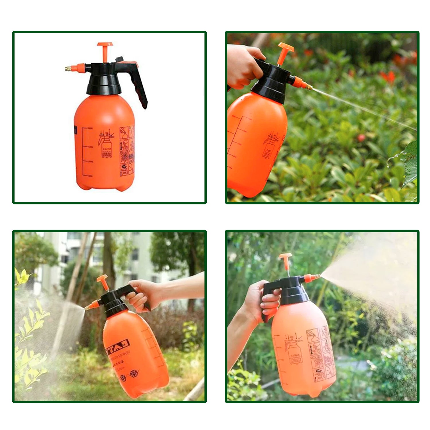 Water Sprayer Hand-held Pump Pressure Garden Sprayer - 2 L (Mix Color) thumbnail 3