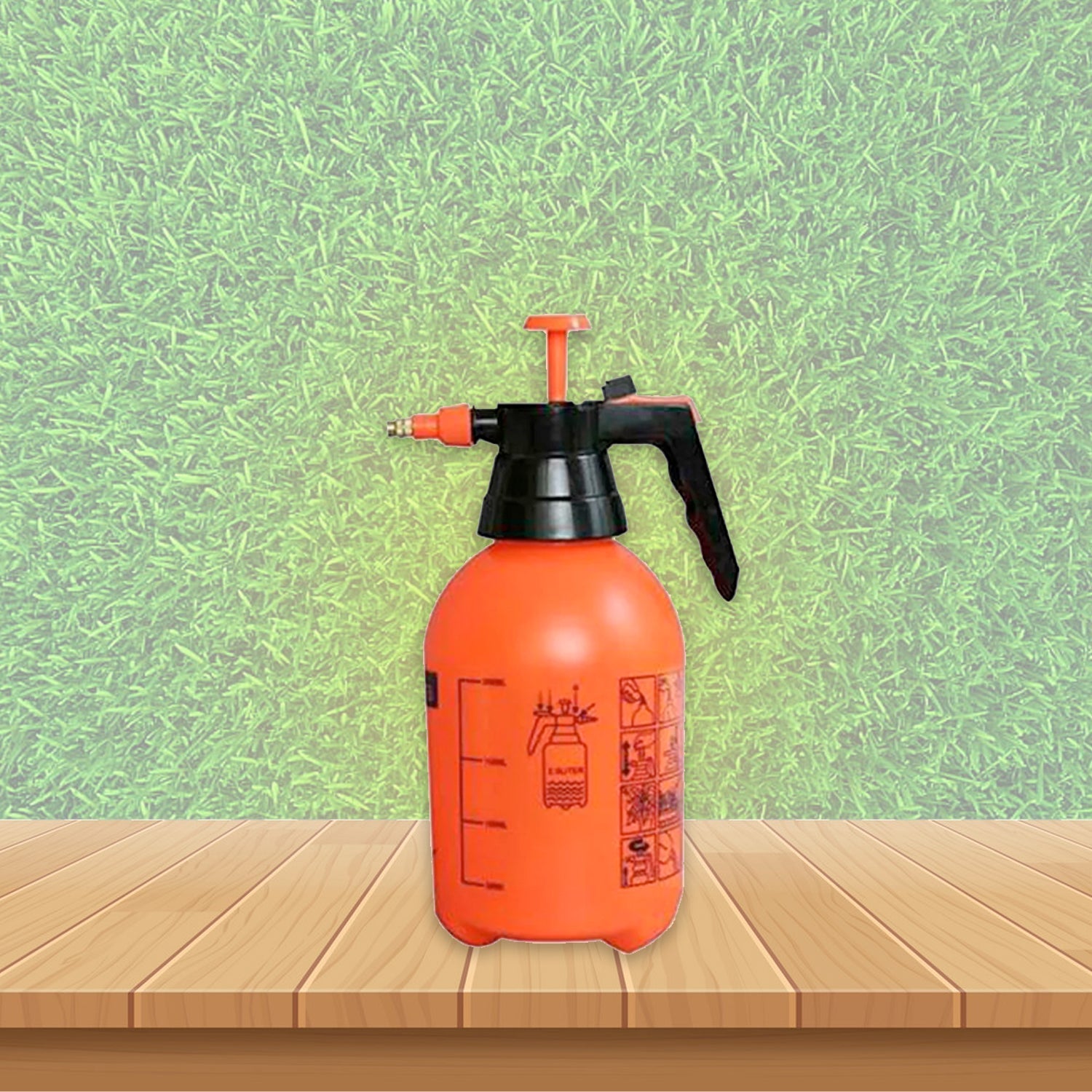 Water Sprayer Hand-held Pump Pressure Garden Sprayer - 2 L (Mix Color) thumbnail 7