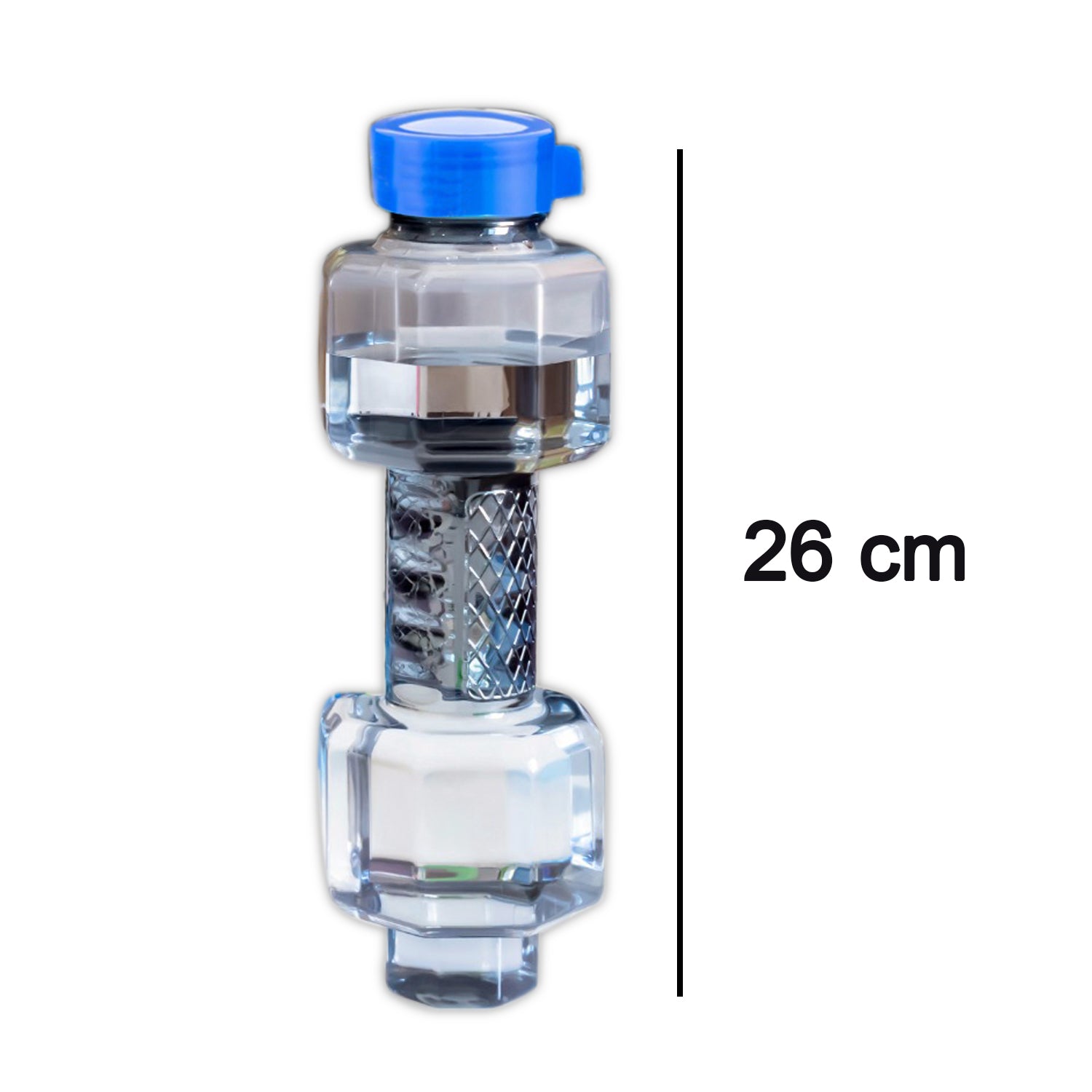 Unbreakable Plastic dumbbell Shape Water Bottle thumbnail 5