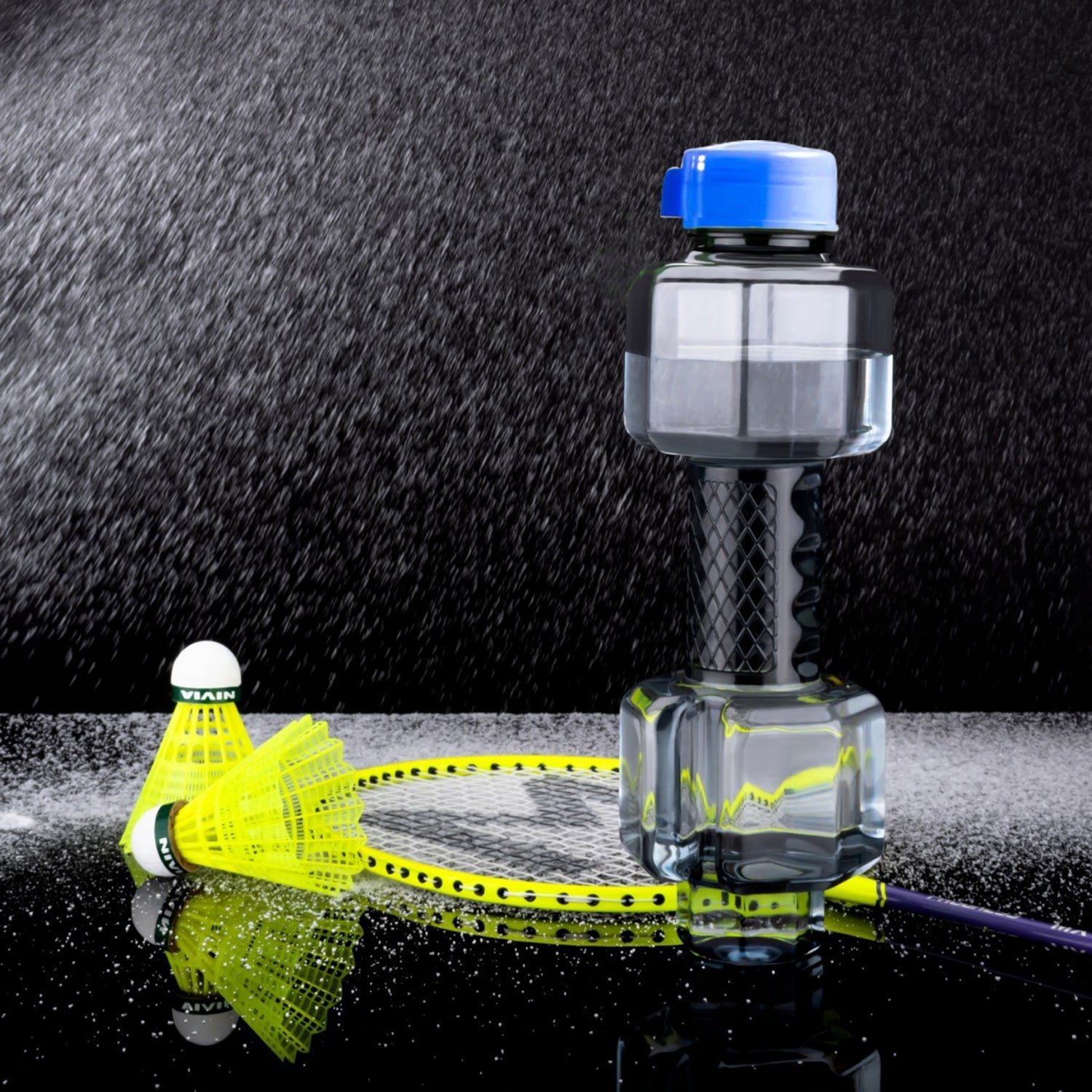 Unbreakable Plastic dumbbell Shape Water Bottle thumbnail 7