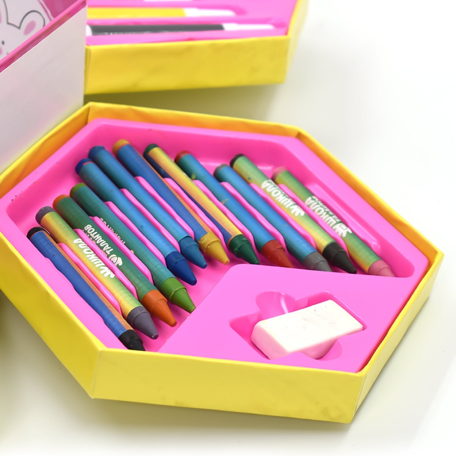 Colouring Combo Colors Box Color Pencil,Crayons, Water Color, Sketch Pens Set of 46 thumbnail 3