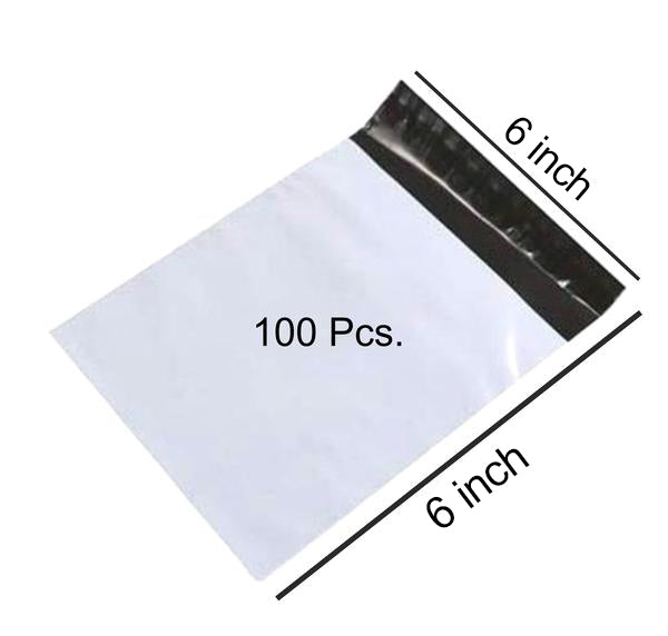 Tamper Proof Courier Bags (06X06 inch) Pack of 100Pcs thumbnail 5