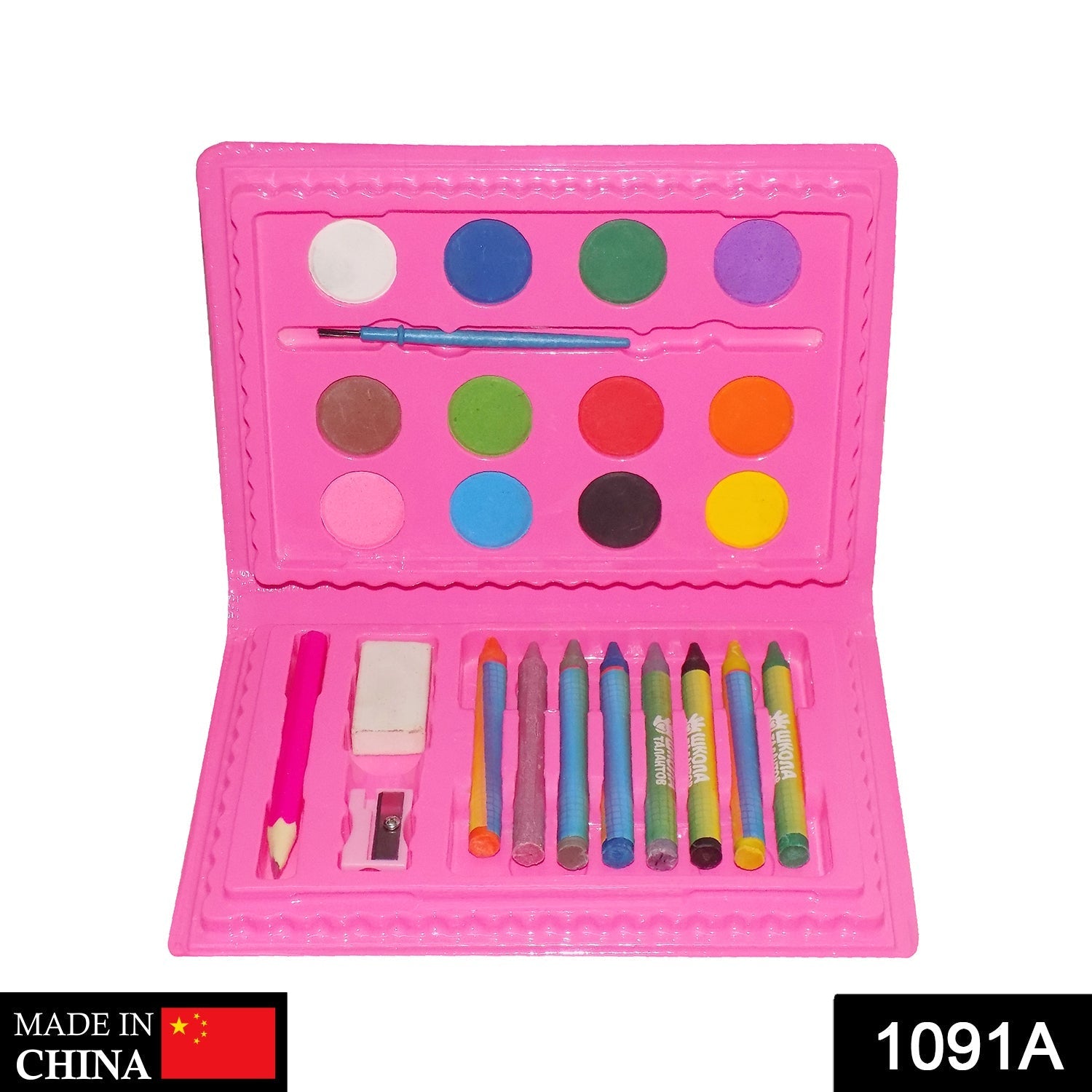 Coloring Combo Colors Box Color Pencil, Crayons, Water Color, Sketch Pens (Set of 24) thumbnail 2