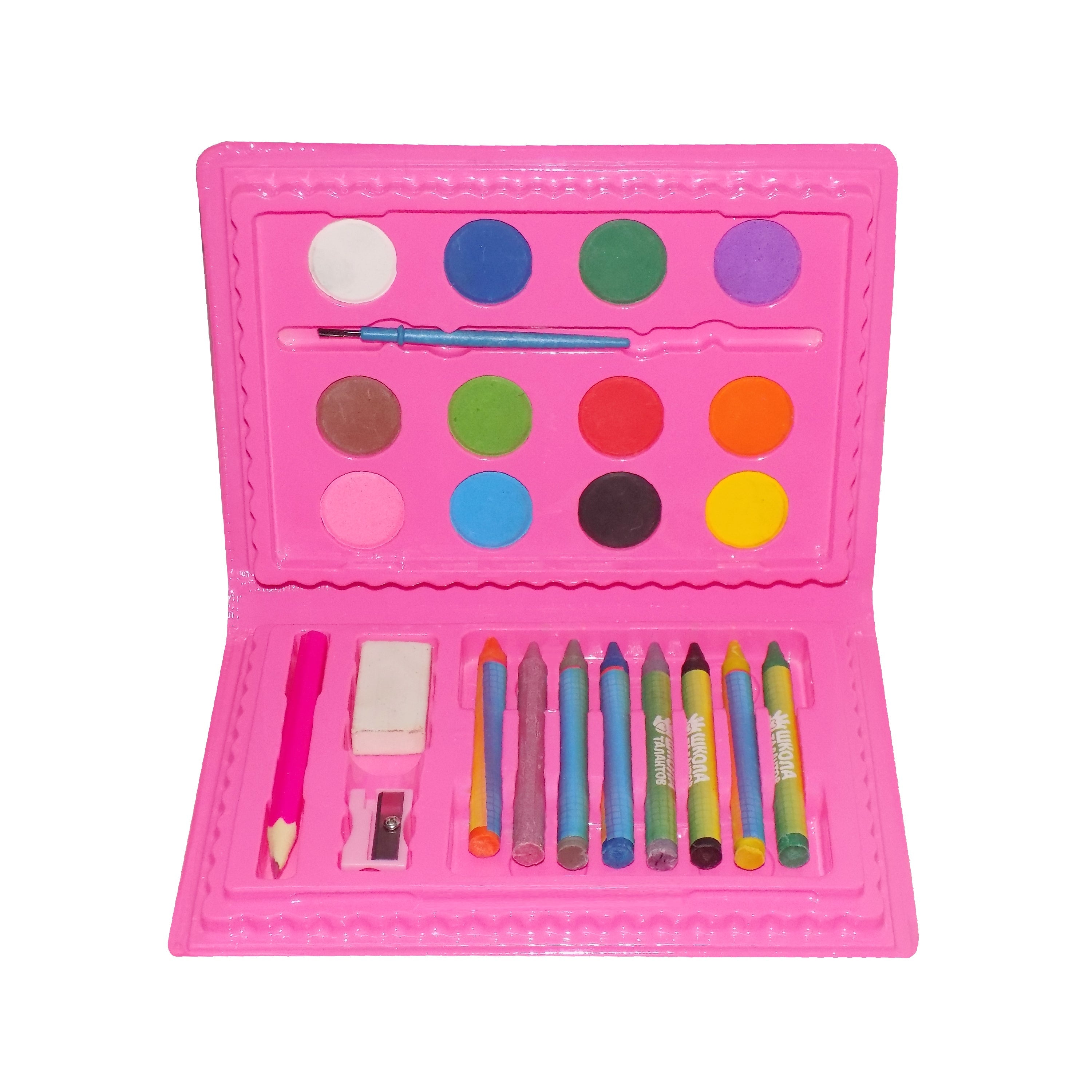 Coloring Combo Colors Box Color Pencil, Crayons, Water Color, Sketch Pens (Set of 24) thumbnail 4