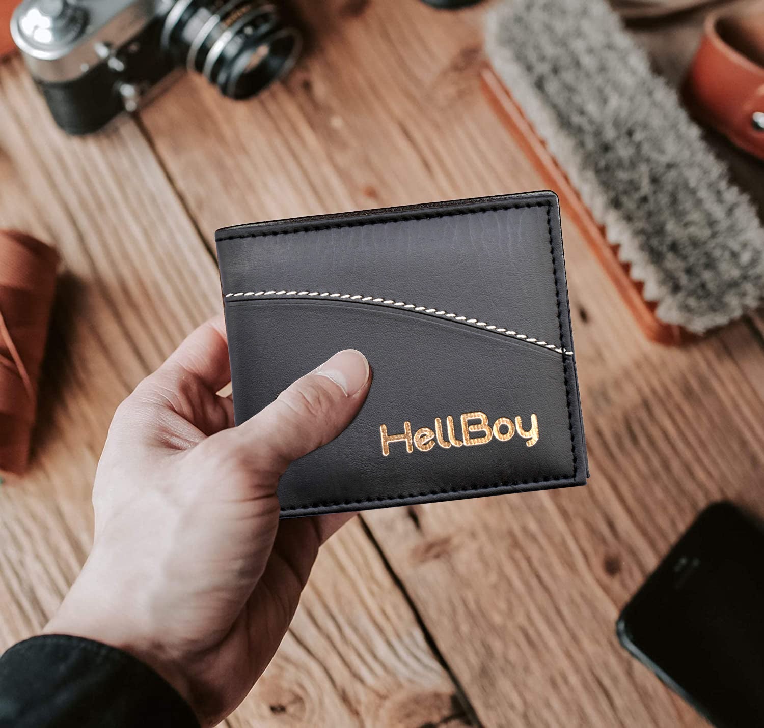 Mens Leather Wallet / Leather Wallet for Men thumbnail 4
