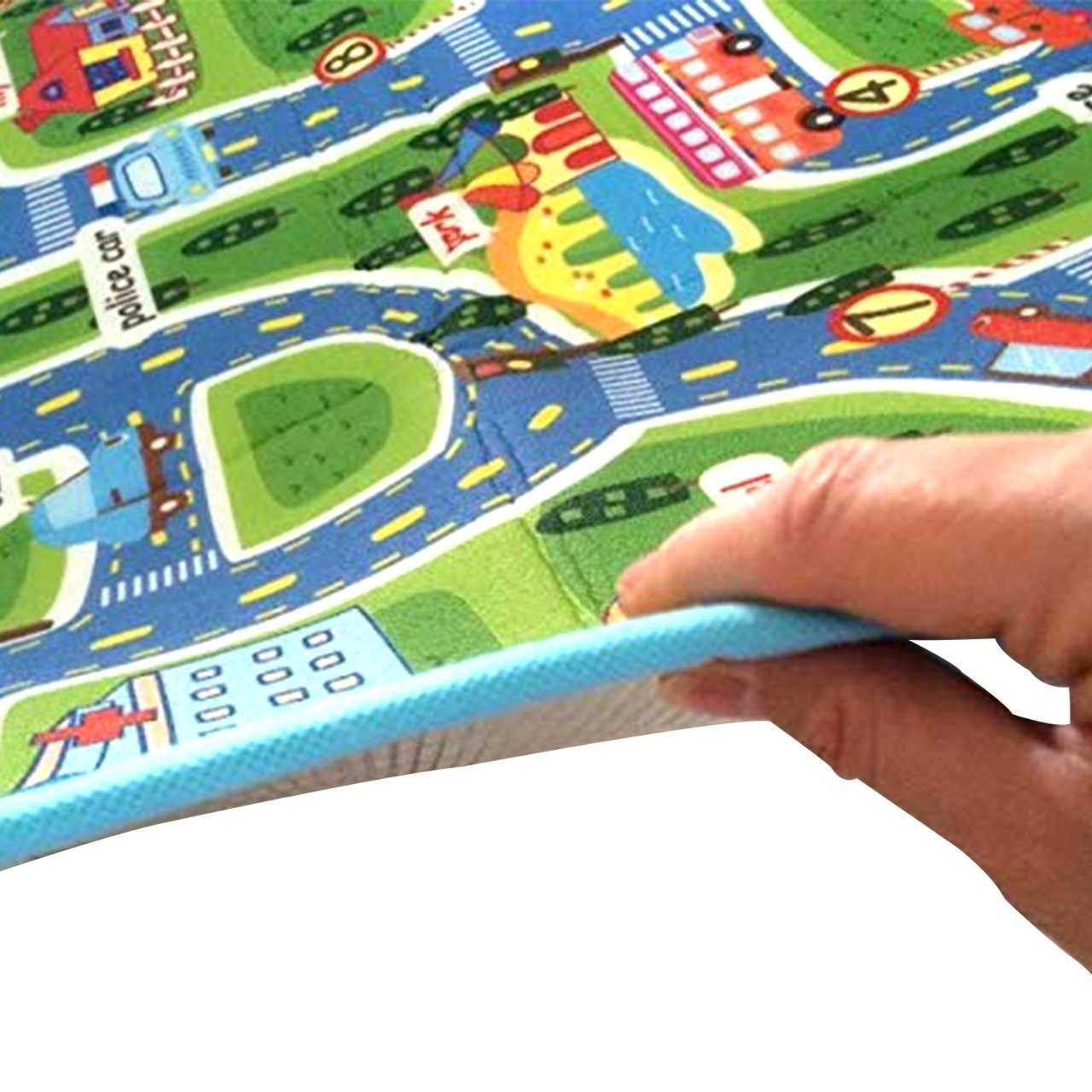 Waterproof Single Side Baby Play Crawl Floor Mat for Kids Picnic School Home (Size 180 x 115) thumbnail 3