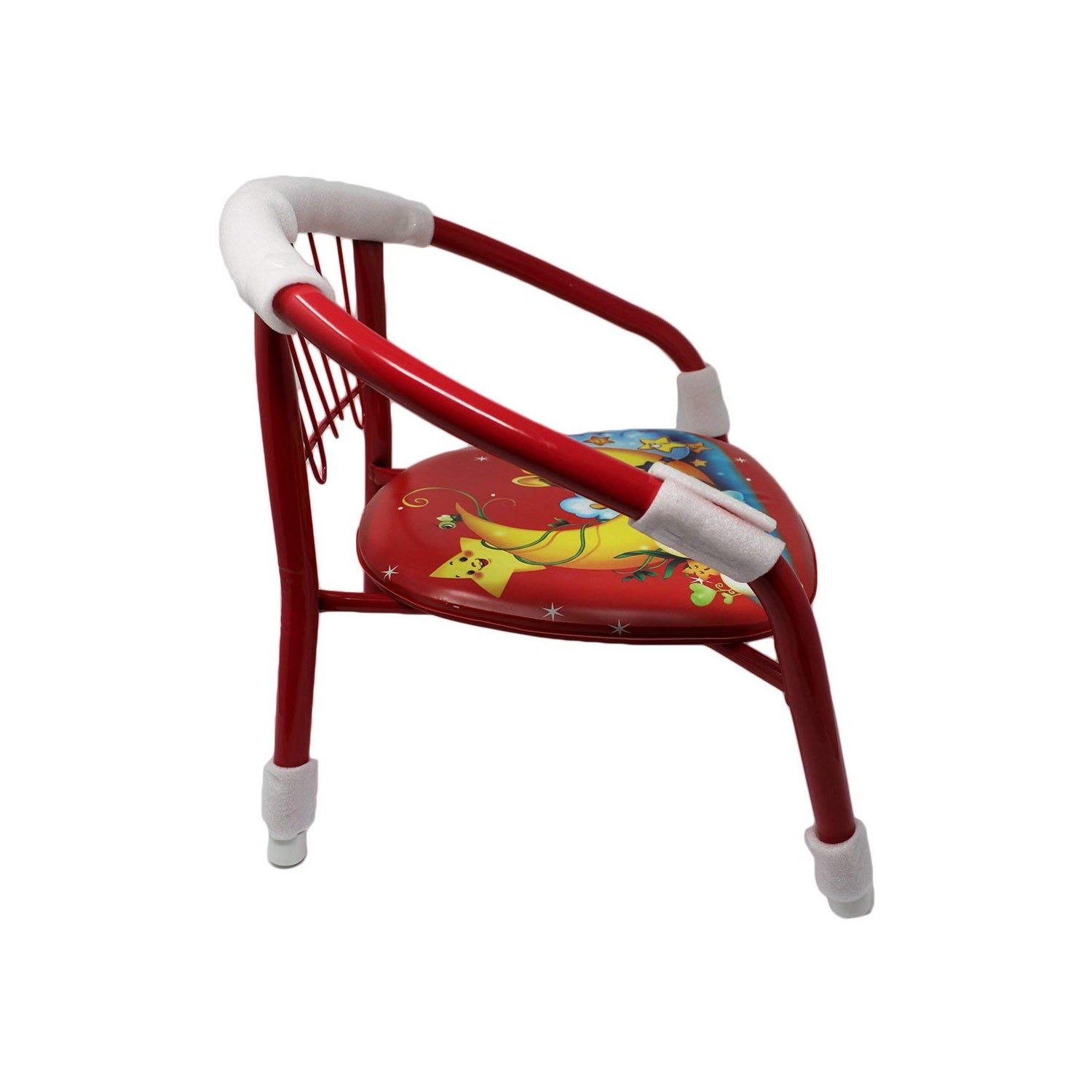 Multicolor Cartoon Design Baby Chair with Metal Backrest Frame & Sound Seated Soft Cushion for kids & Toddlers (MOQ - 4 pcs) thumbnail 4