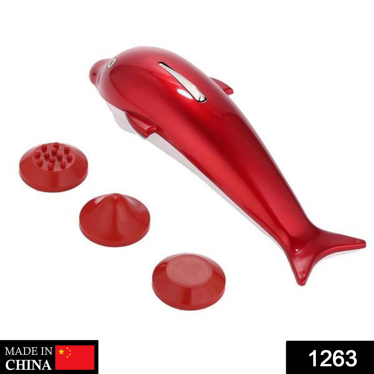 Dolphin Handheld Body Massager for Agony Stress Pain (8 Inch) thumbnail 2