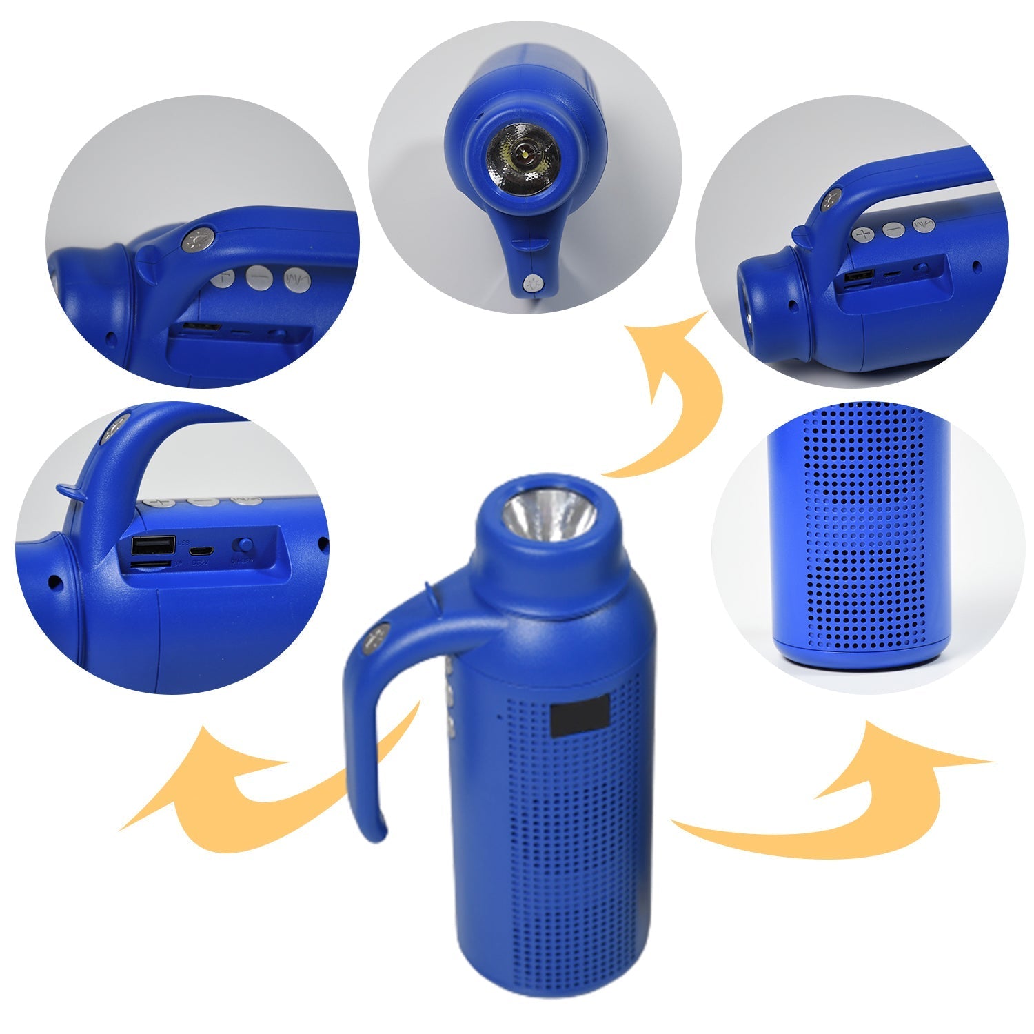 Smart Bluetooth Speaker with Torch & Night Flashlight thumbnail 7