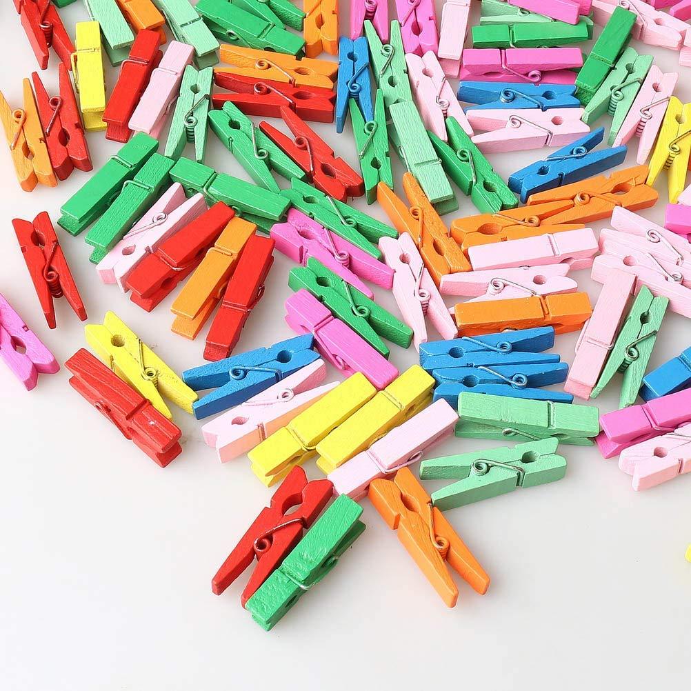 Wooden Clips for Photo Hanging & Home Decoration Pin Clips (Pack of 50) thumbnail 5