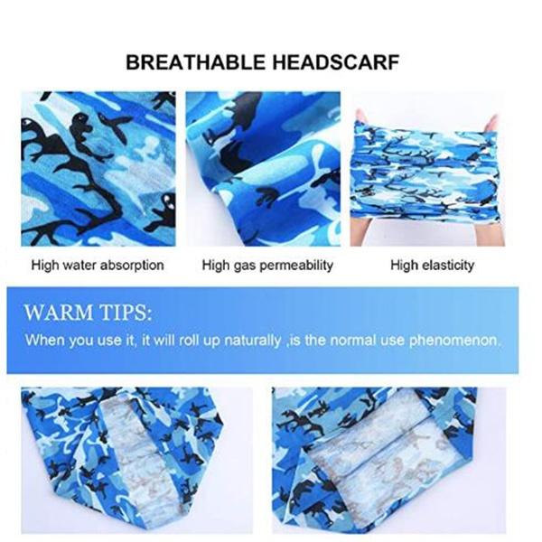 Multifunctional Unisex Neck Gaiter Headband for Dust & Sun Protection Headwear (Multicolor) thumbnail 6