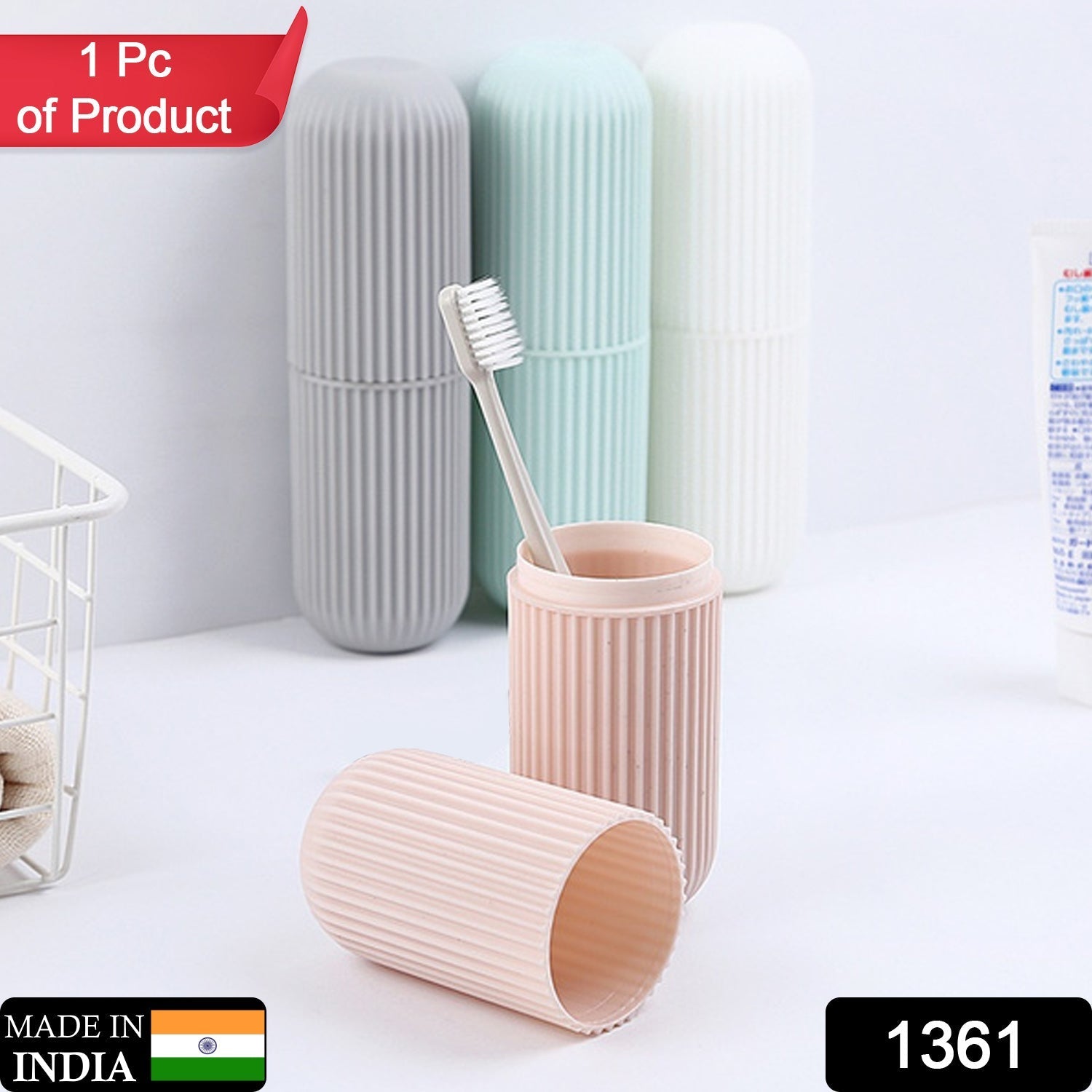 Capsule Shape Multipurpose Travel Storage Bottle thumbnail 3