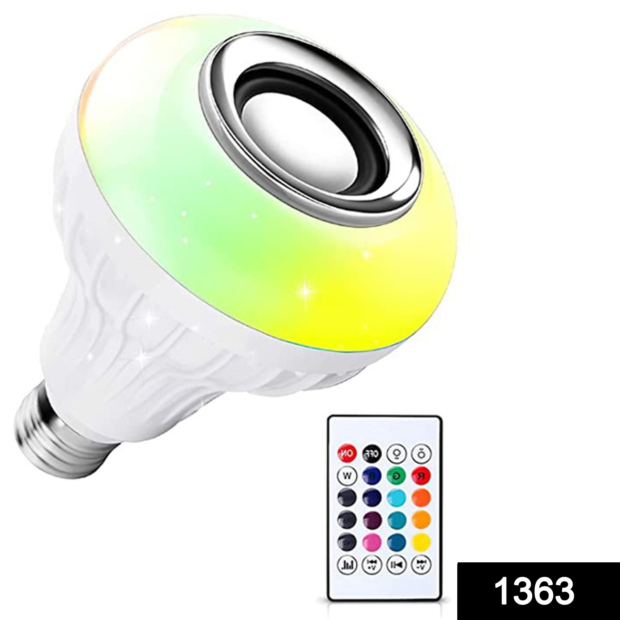 Wireless Bluetooth Sensor 12W Music Multicolor LED Bulb with Remote Controller thumbnail 7