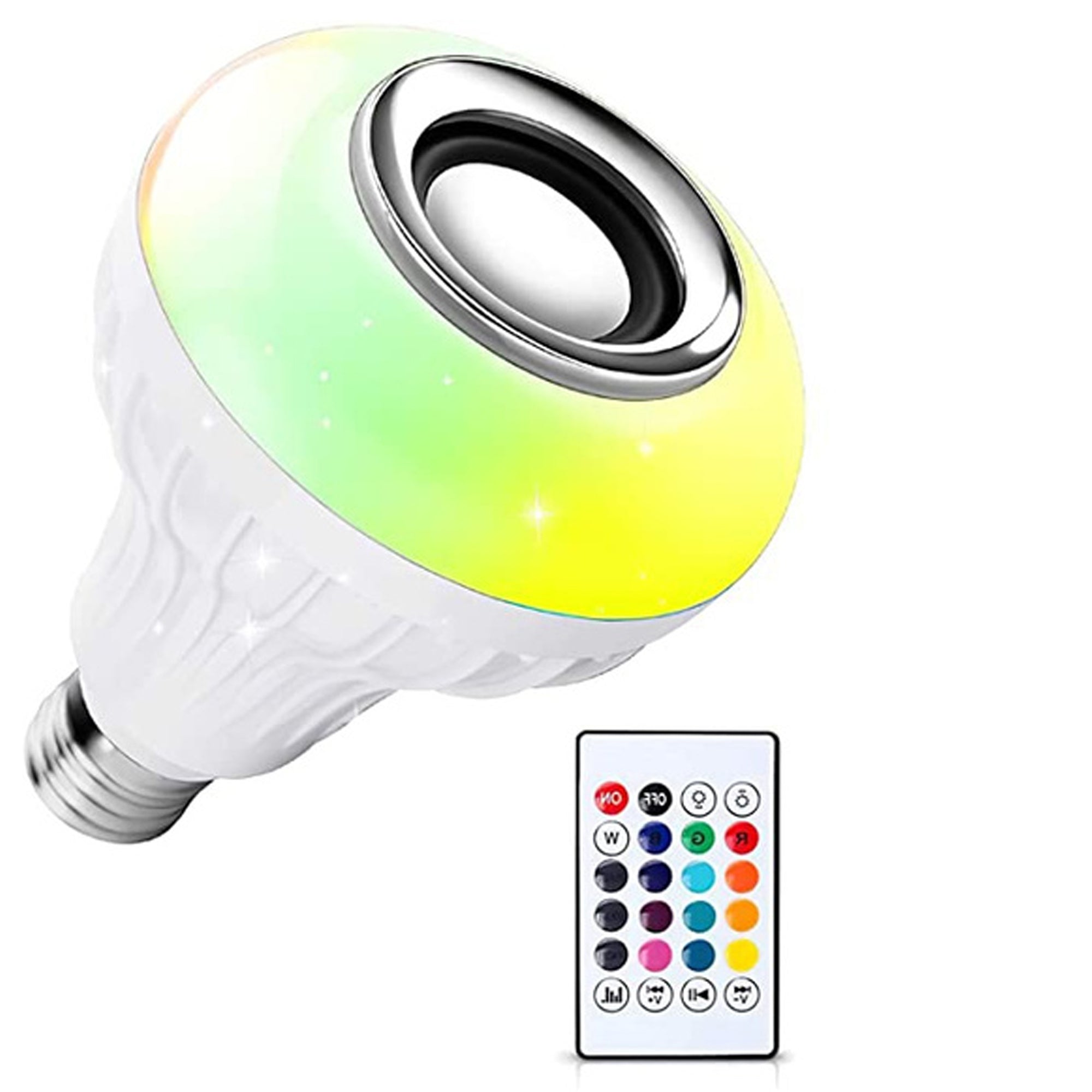 Wireless Bluetooth Sensor 12W Music Multicolor LED Bulb with Remote Controller thumbnail 3