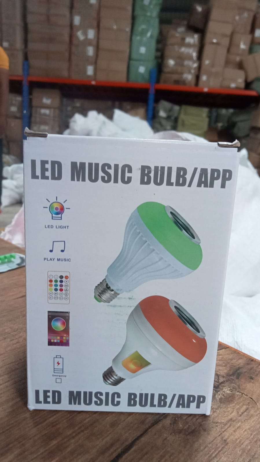 Wireless Bluetooth Sensor 12W Music Multicolor LED Bulb with Remote Controller thumbnail 6