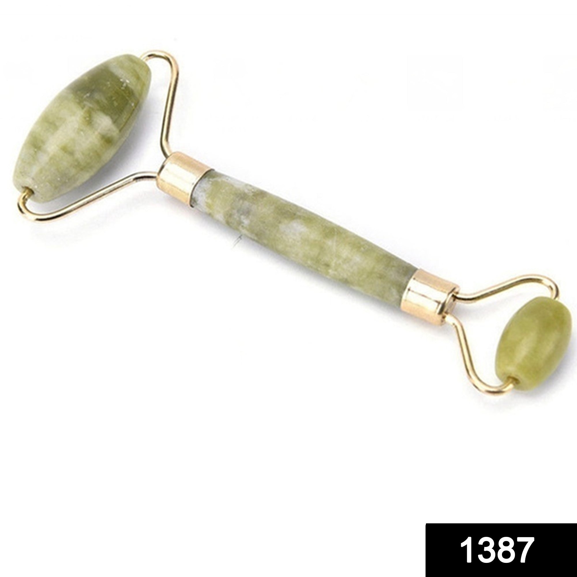 Smooth Facial Roller & Massager Natural Massage Jade Stone thumbnail 2