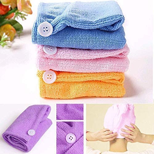 Quick Turban Hair-Drying Absorbent Microfiber Towel / Dry Shower Caps thumbnail 6