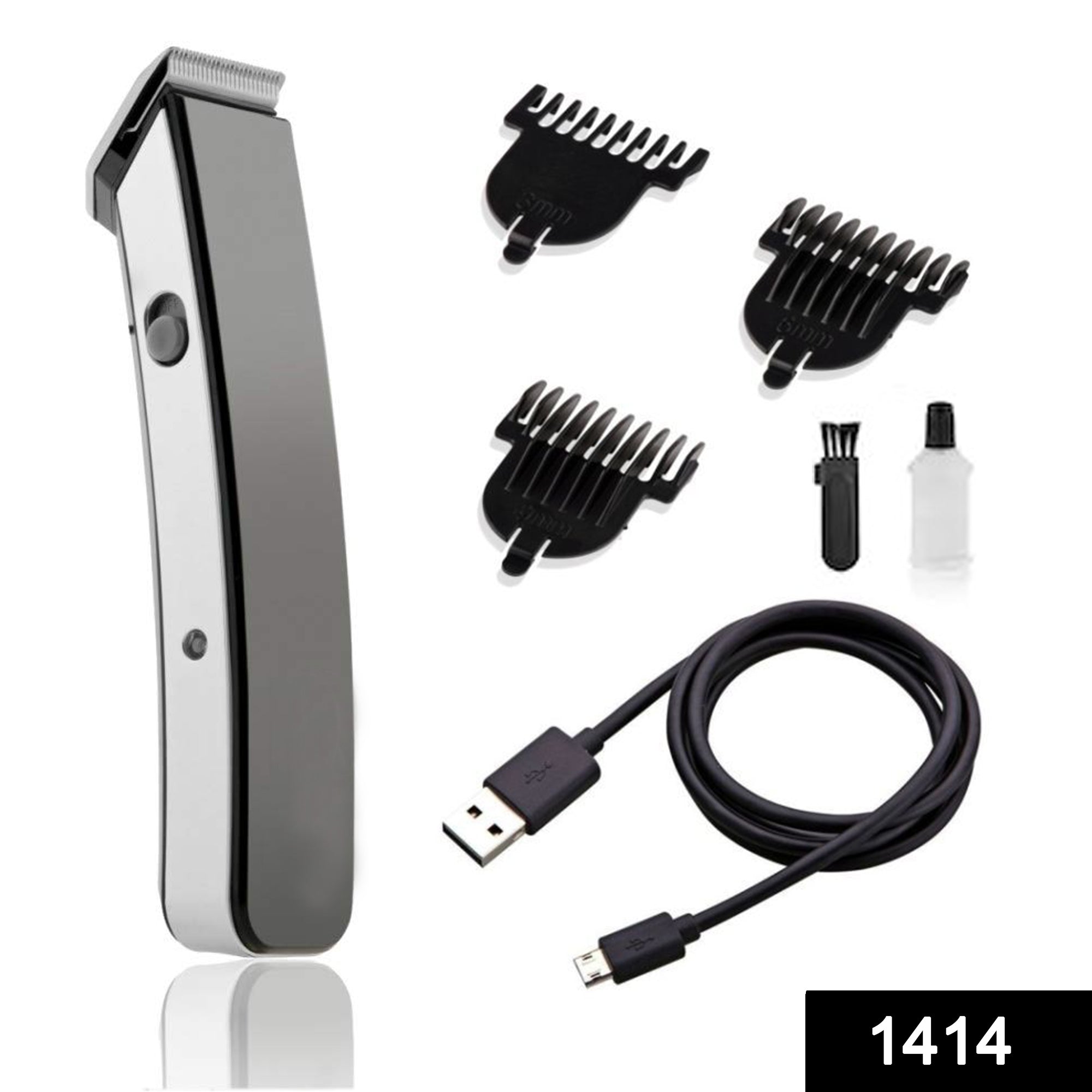 Rechargeable, Cordless Beard and Hair Trimmer For Men thumbnail 2
