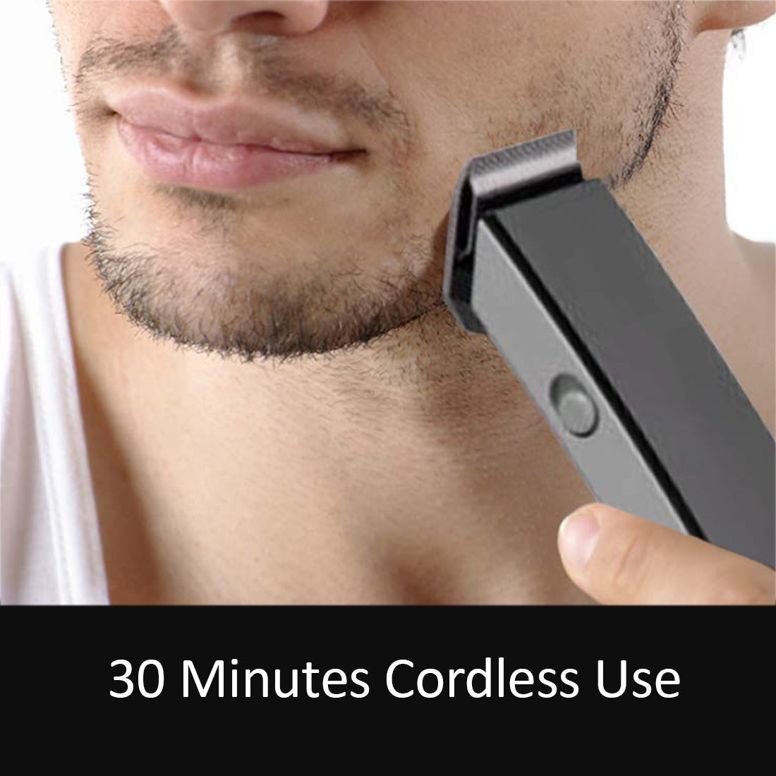 Rechargeable, Cordless Beard and Hair Trimmer For Men thumbnail 3