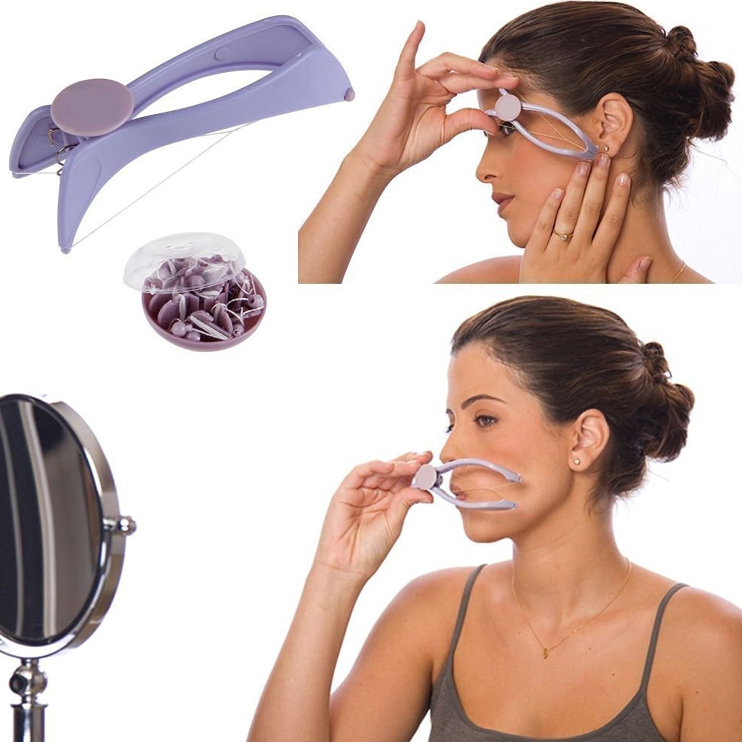 Slique Painless Hair Removal Threading Kit thumbnail 4