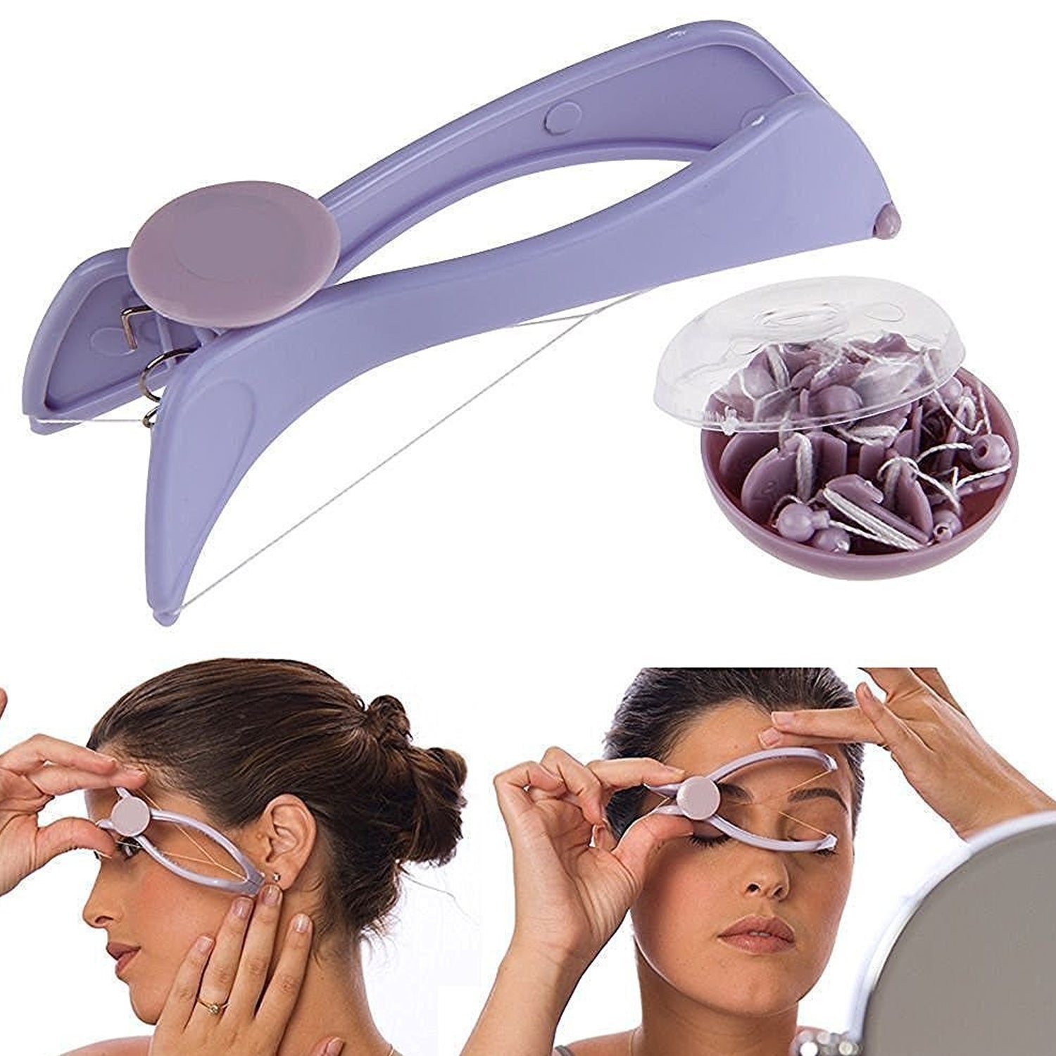 Slique Painless Hair Removal Threading Kit thumbnail 8