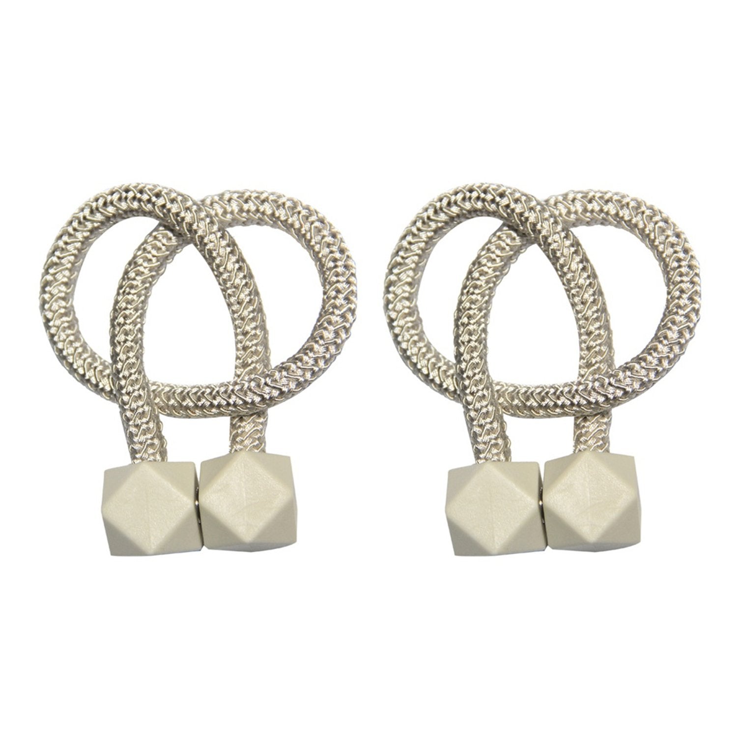 Home Magnetic Curtain Tiebacks, Straps, Buckle, Clips Rope Straps Window Curtain Bracket Decoration (2 Pc) thumbnail 5