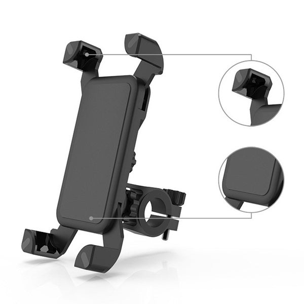 Bike Phone Mount Anti Shake and Stable Cradle Clamp with 360Ã‚Â° Rotation