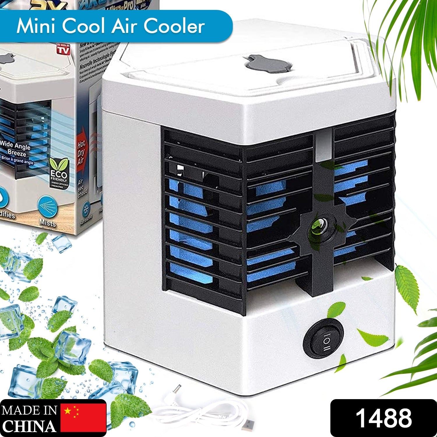 Mini Portable Arctic Air Cooler & Humidifier thumbnail 2