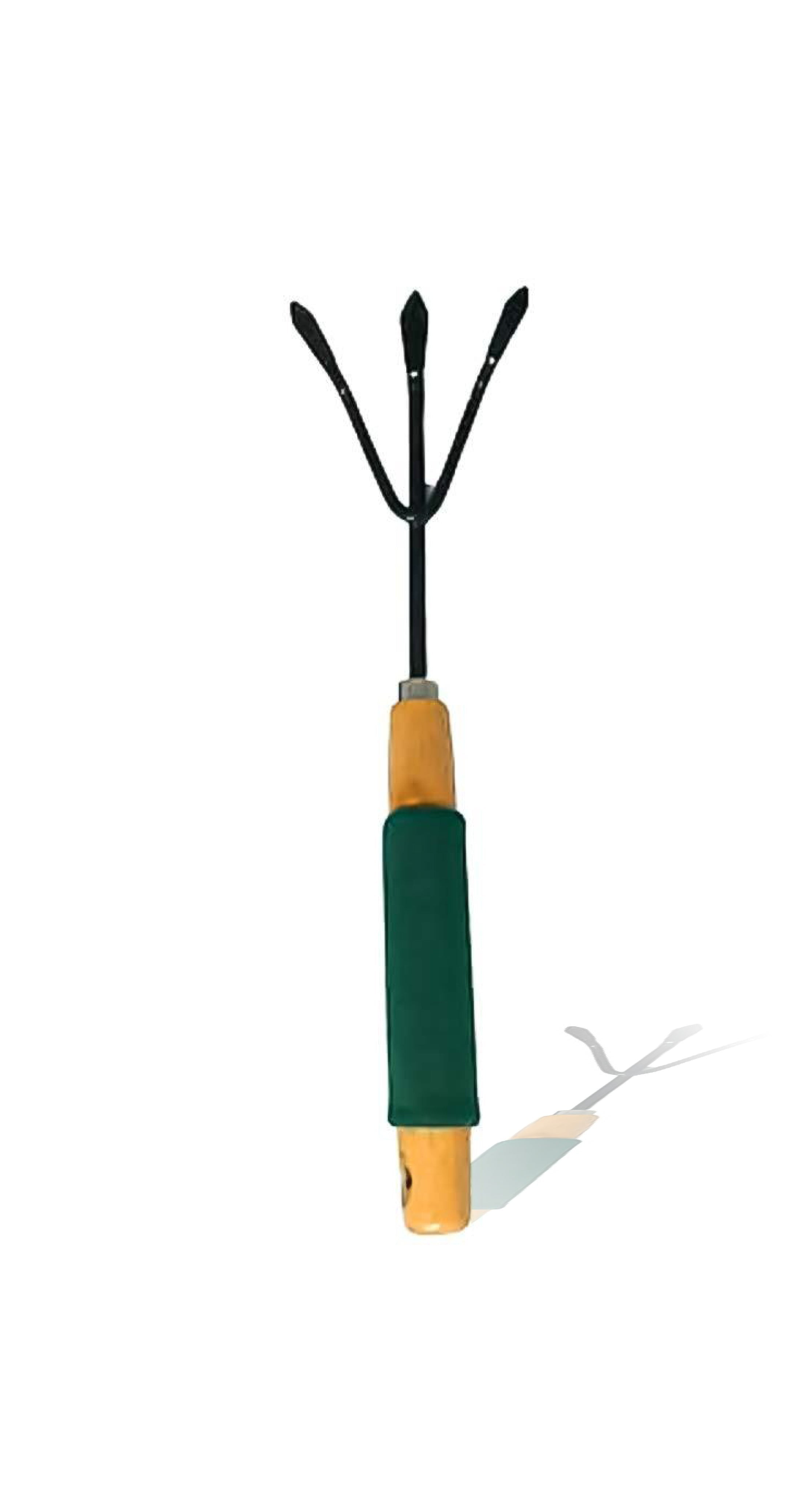 Gardening Tool Wood Handle Cultivator Trowel Forks Tool Set (3 pack) thumbnail 2