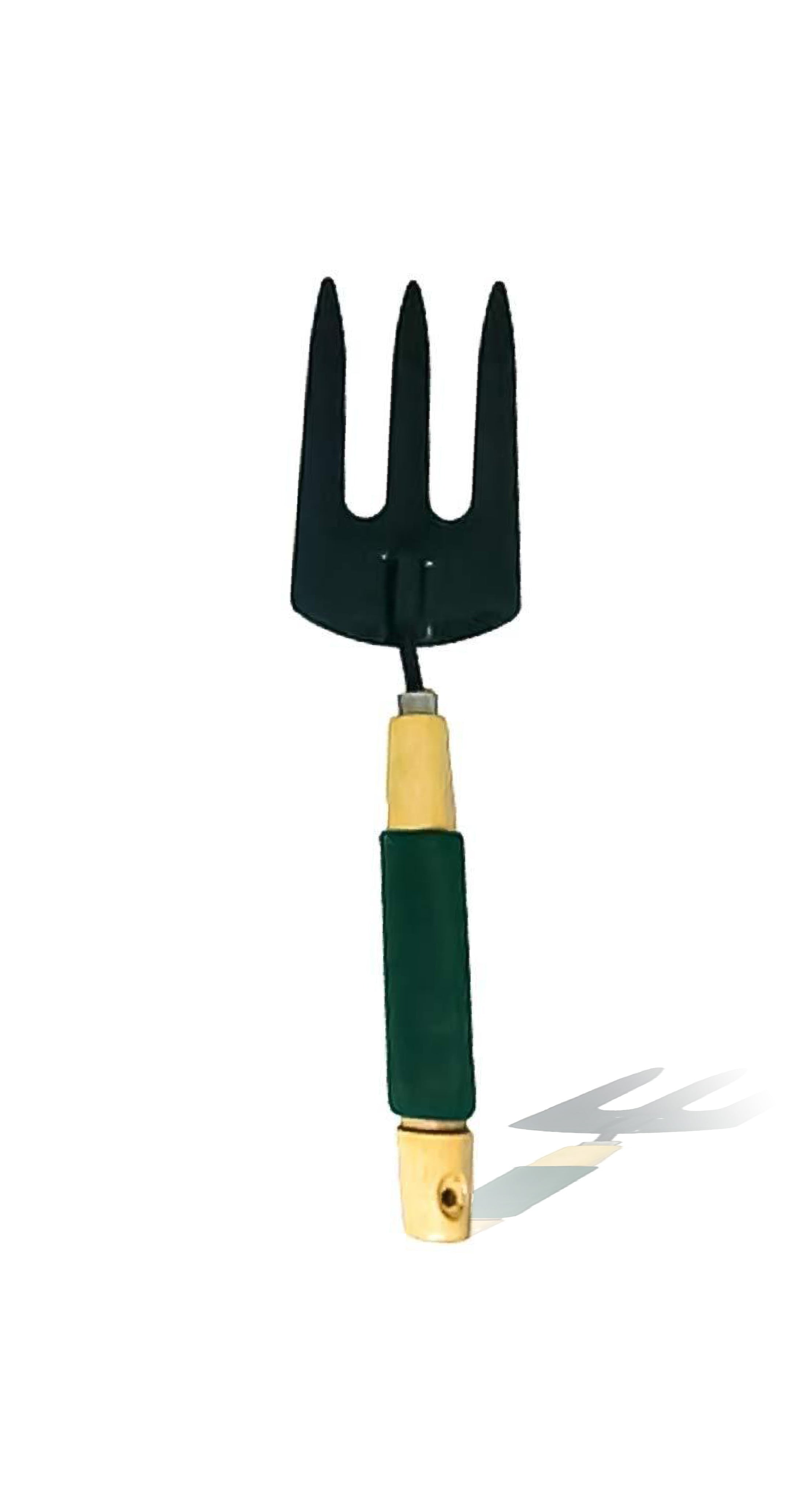 Gardening Tool Wood Handle Cultivator Trowel Forks Tool Set (3 pack) thumbnail 4