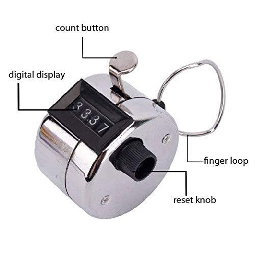 4 Digits Hand Held Tally Counter Numbers Clicker thumbnail 5