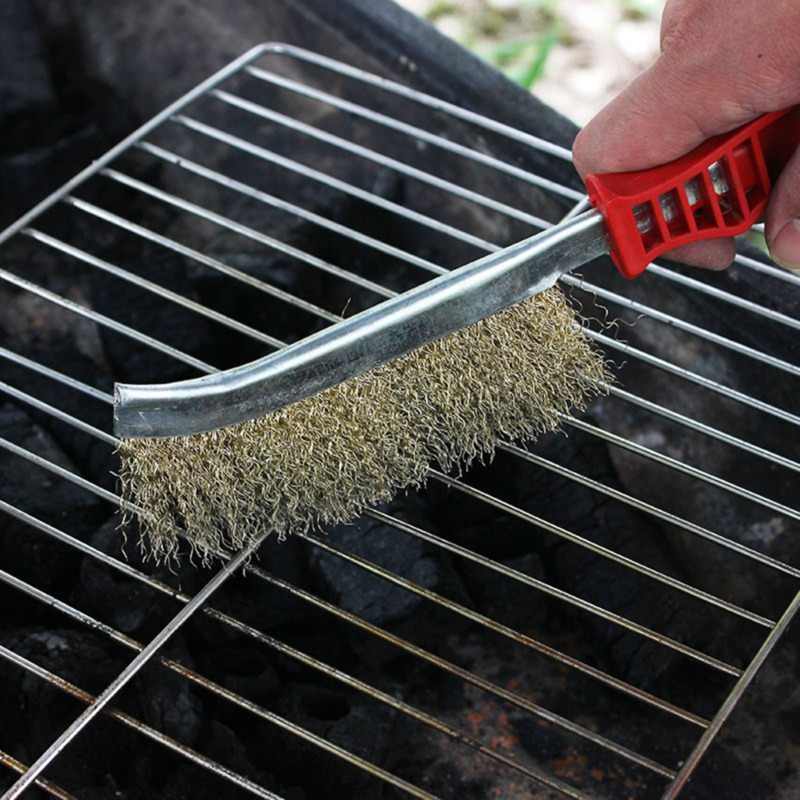 Stainless Steel Wire Hand Brush Metal Cleaner Rust Paint Removing Tool thumbnail 3