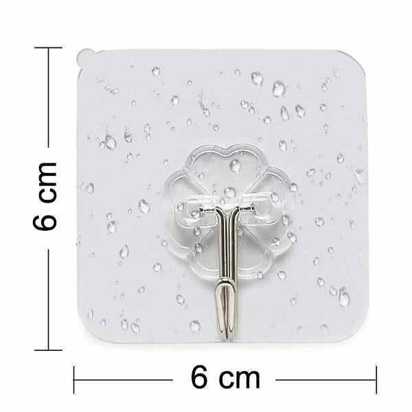 Multipurpose Strong Small Stainless Steel Adhesive Wall Hooks thumbnail 5