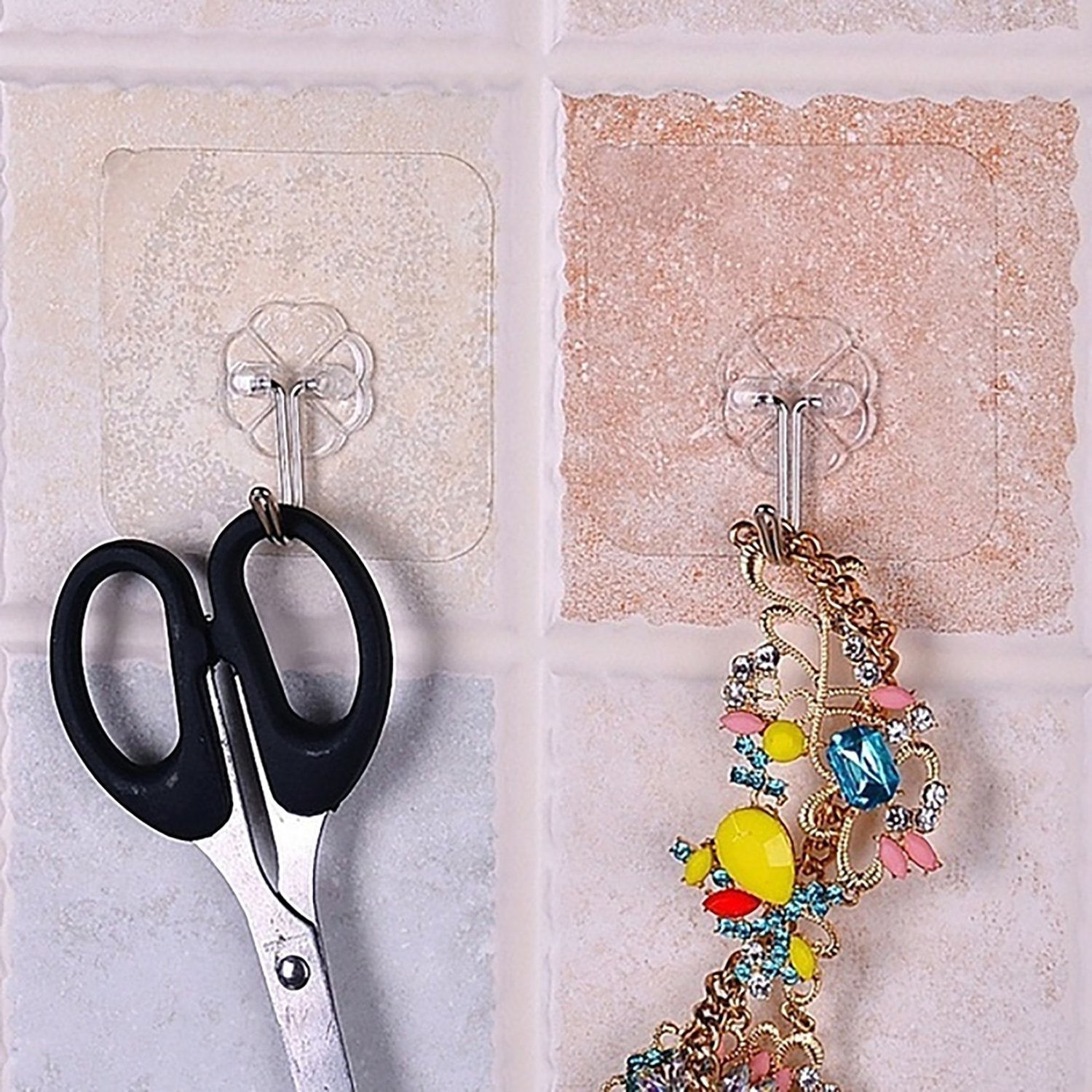 Multipurpose Strong Small Stainless Steel Adhesive Wall Hooks thumbnail 6