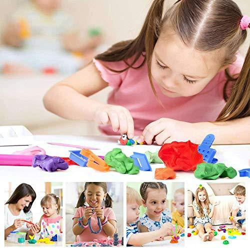 Non-Toxic Creative 50 Dough Clay Mould 5 Different Colors, (Pack of 6 Pcs) thumbnail 3
