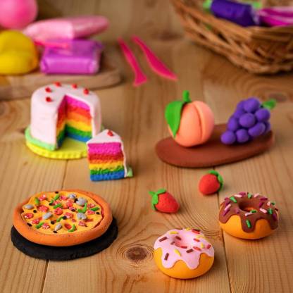 Non-Toxic Creative 50 Dough Clay Mould 5 Different Colors, (Pack of 6 Pcs) thumbnail 8