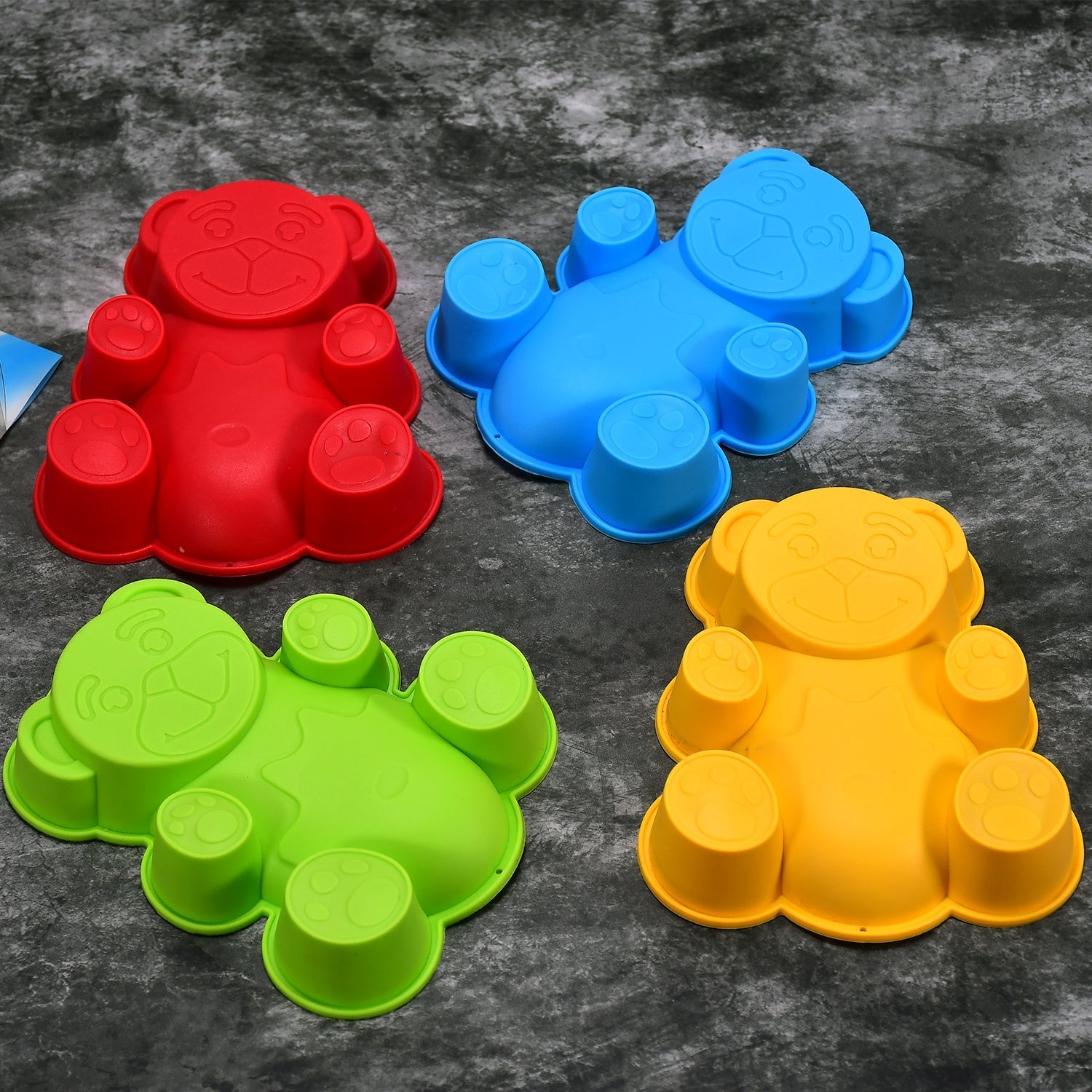 Set of 4 Silicone Animal Moulds for Cake, Chocolate, Soap & Candle Making thumbnail 7