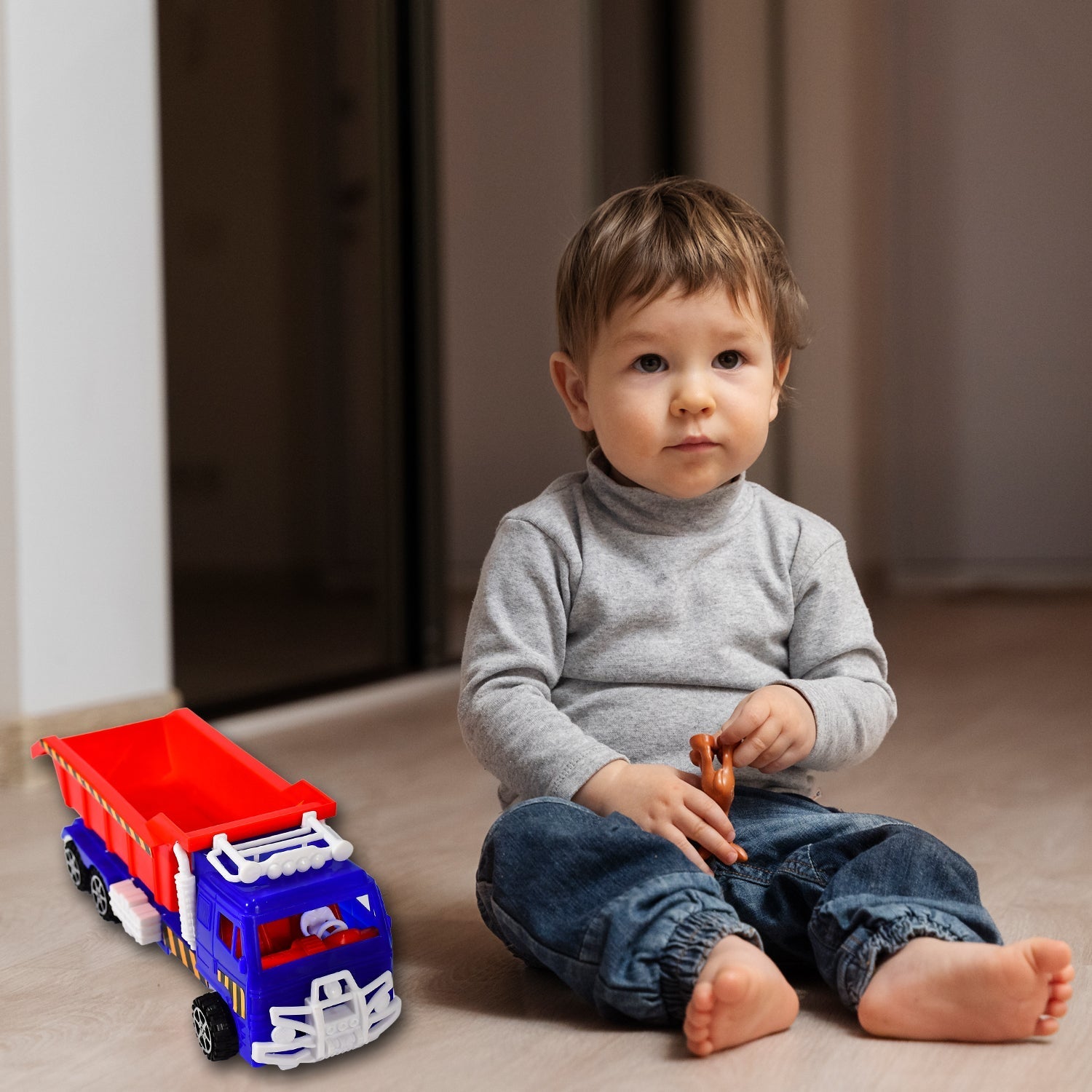 friction power truck toy for kids. thumbnail 7