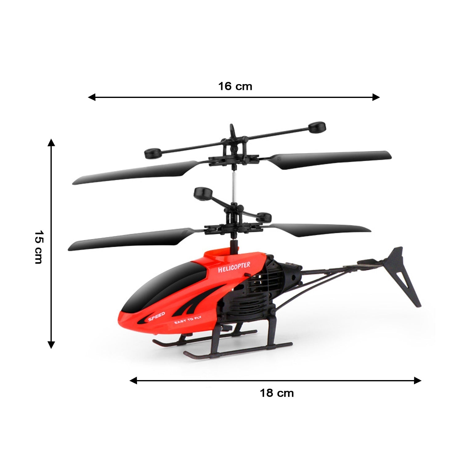 Remote Control Helicopter with USB Chargeable Cable for Boy and Girl Children (Pack of 1) thumbnail 2