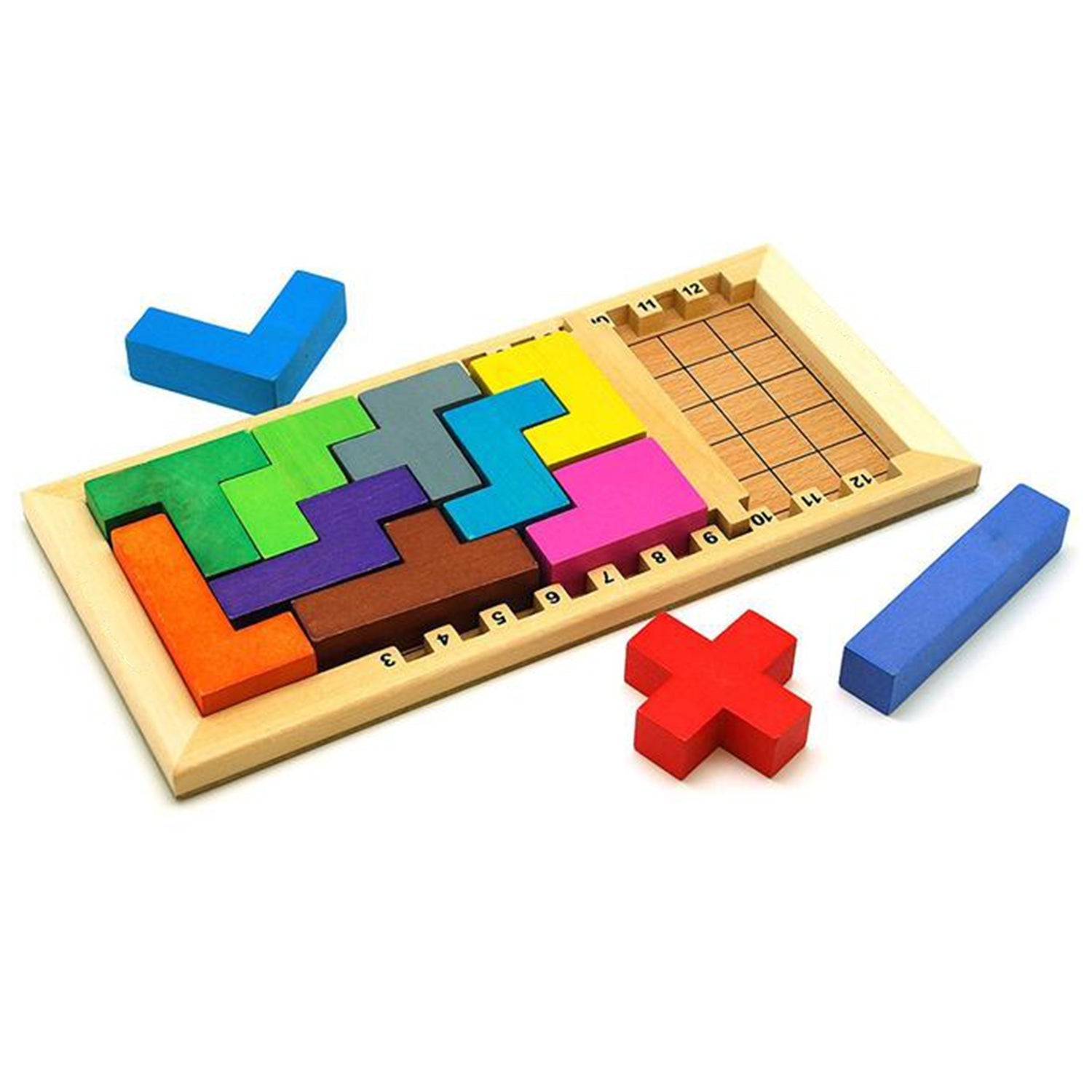 AT50 Wooden Mind Game Ã¢â‚¬â€œ Engaging Play for Kids & Babies thumbnail 3
