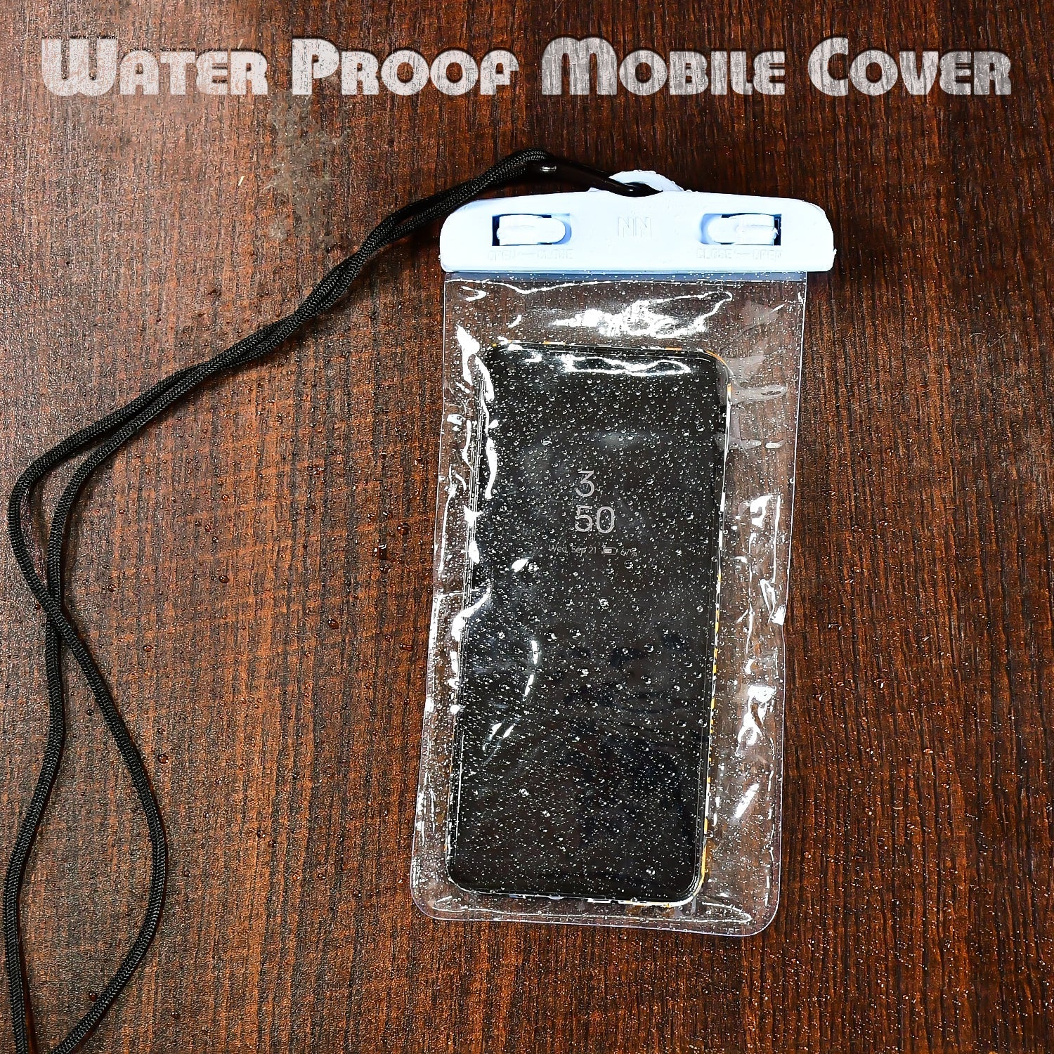 Mobile Waterproof Sealed Transparent Plastic Bag / Pouch Cover for All Mobile Phones thumbnail 8